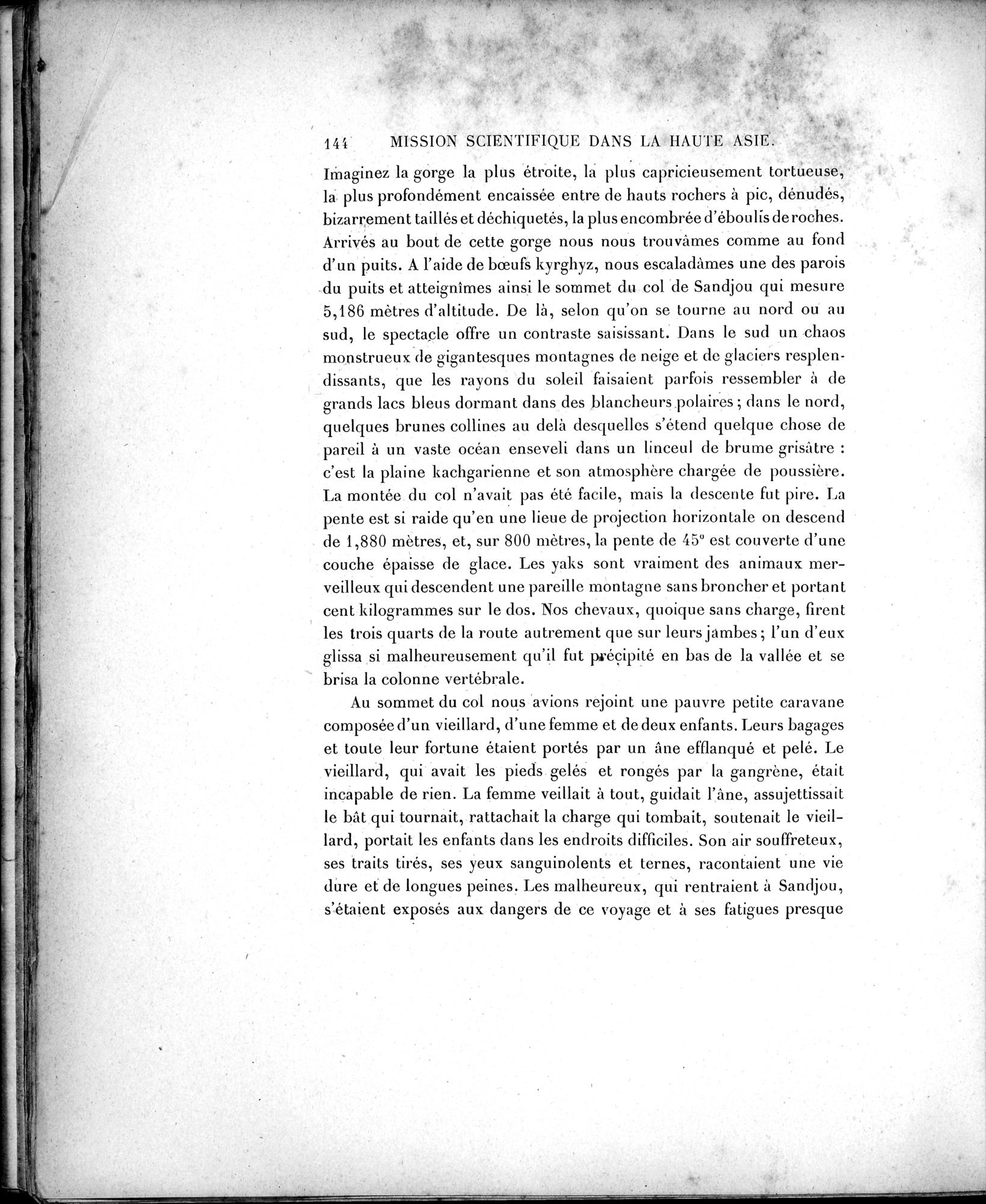 Mission Scientifique dans la Haute Asie 1890-1895 : vol.1 / Page 176 (Grayscale High Resolution Image)