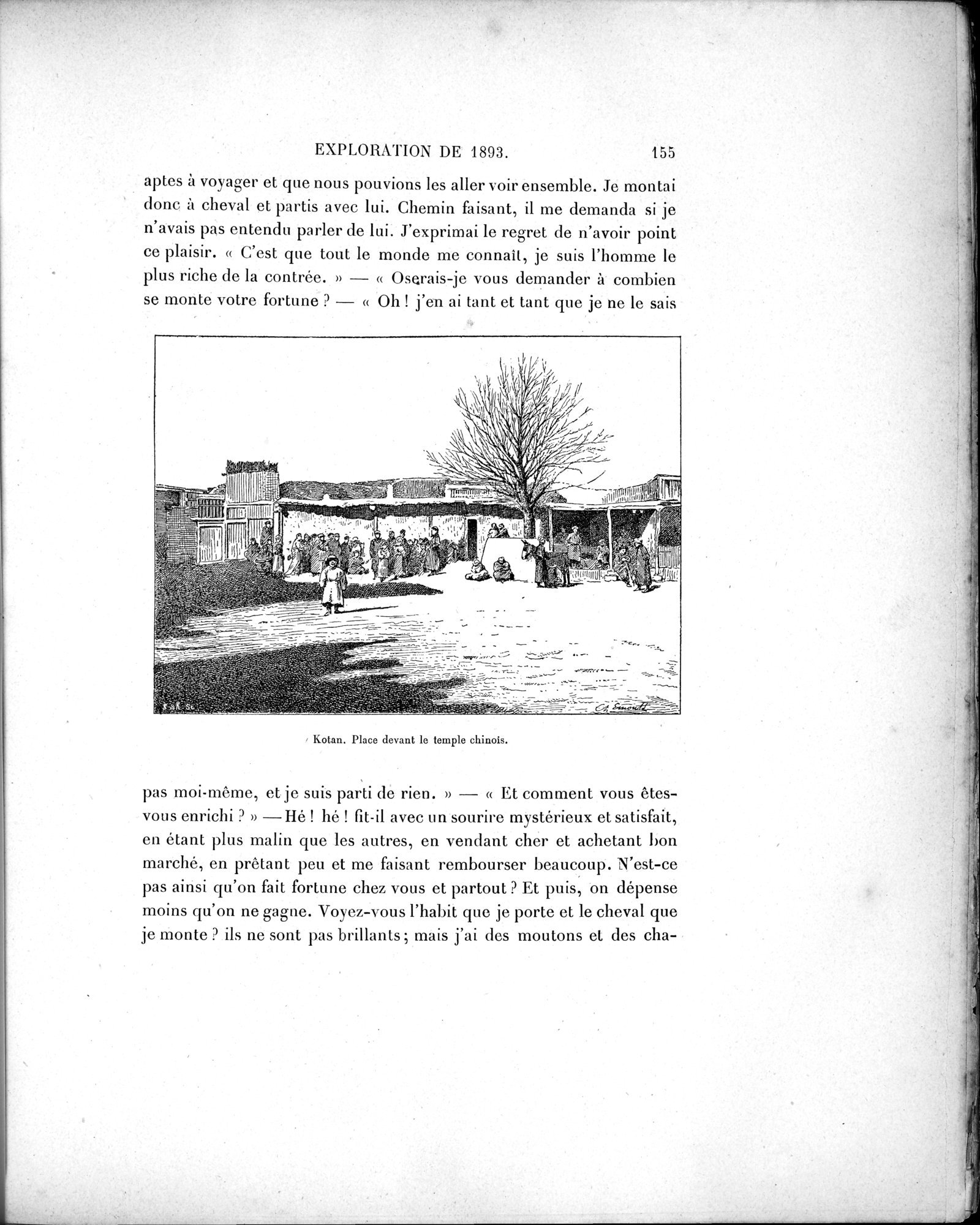 Mission Scientifique dans la Haute Asie 1890-1895 : vol.1 / Page 187 (Grayscale High Resolution Image)