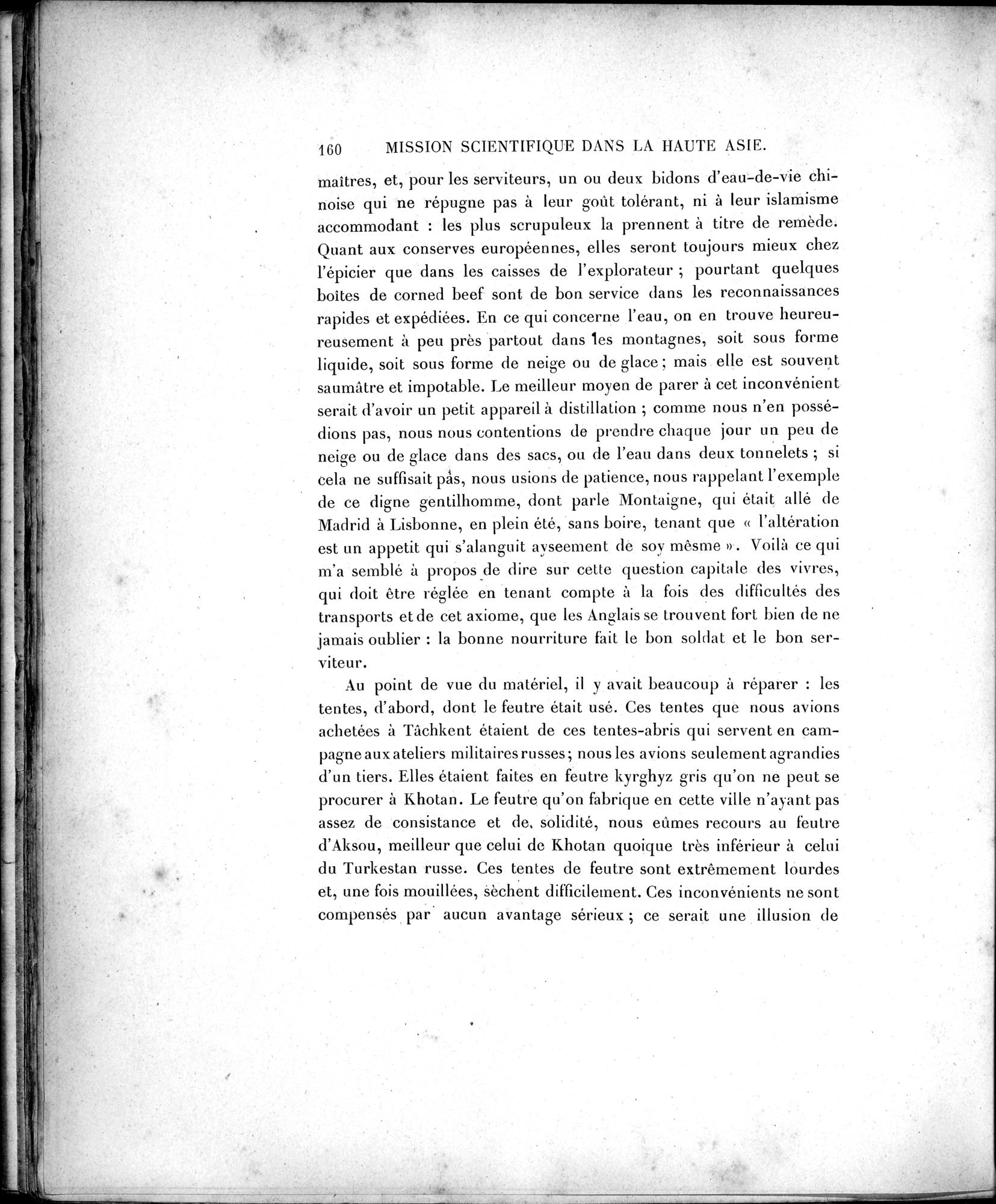 Mission Scientifique dans la Haute Asie 1890-1895 : vol.1 / Page 192 (Grayscale High Resolution Image)