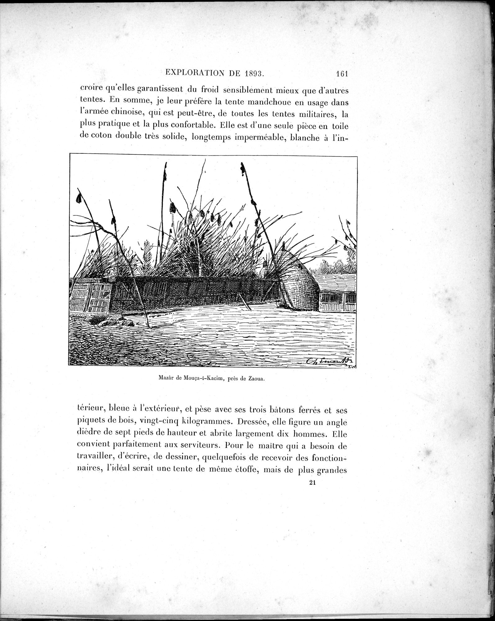 Mission Scientifique dans la Haute Asie 1890-1895 : vol.1 / 193 ページ（白黒高解像度画像）