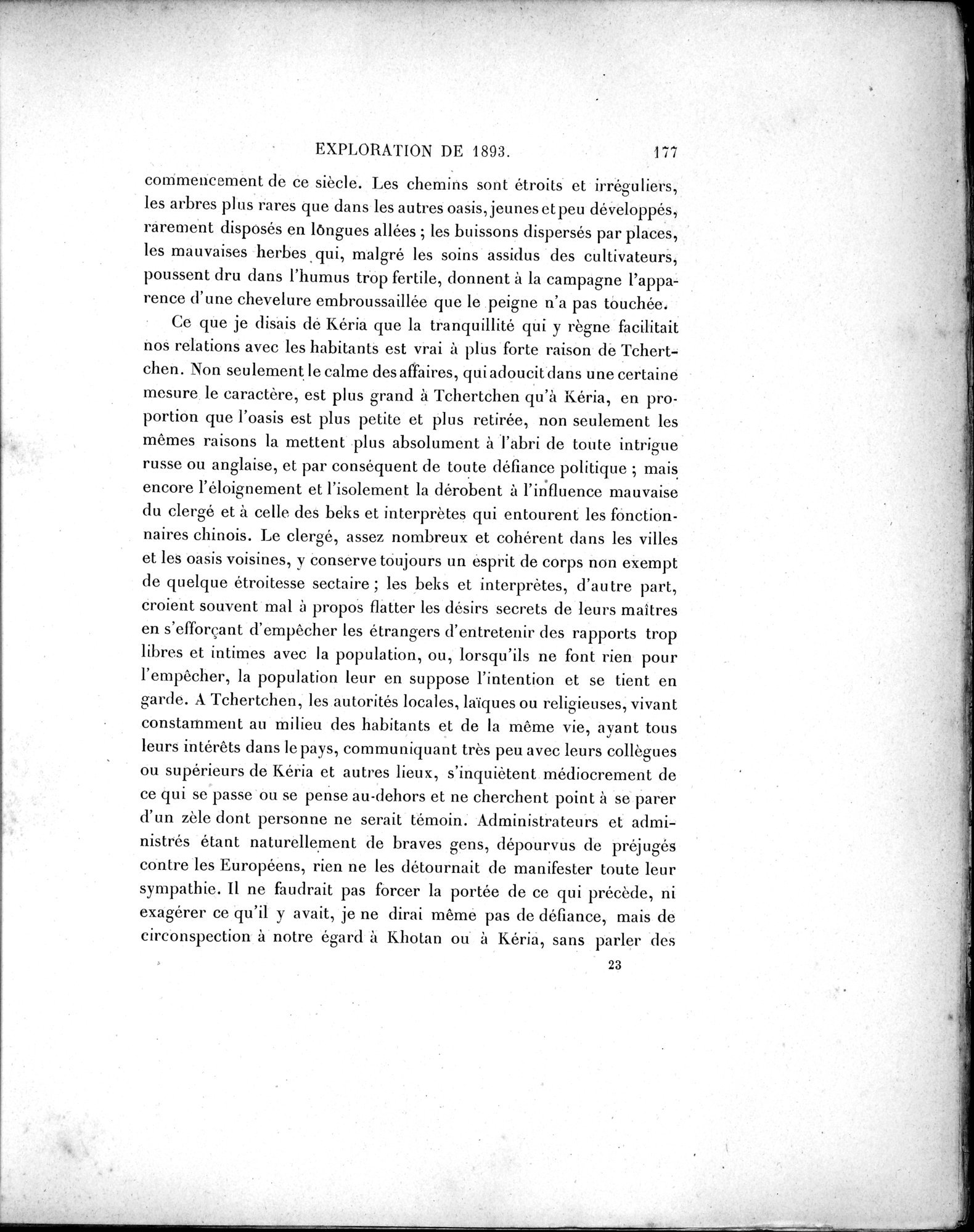 Mission Scientifique dans la Haute Asie 1890-1895 : vol.1 / Page 209 (Grayscale High Resolution Image)