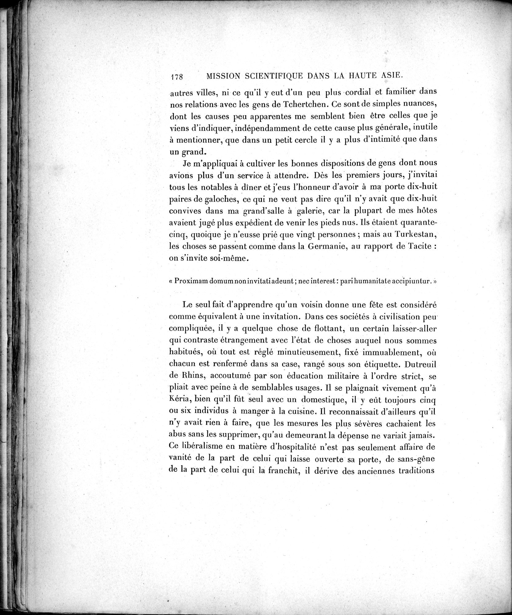 Mission Scientifique dans la Haute Asie 1890-1895 : vol.1 / Page 210 (Grayscale High Resolution Image)