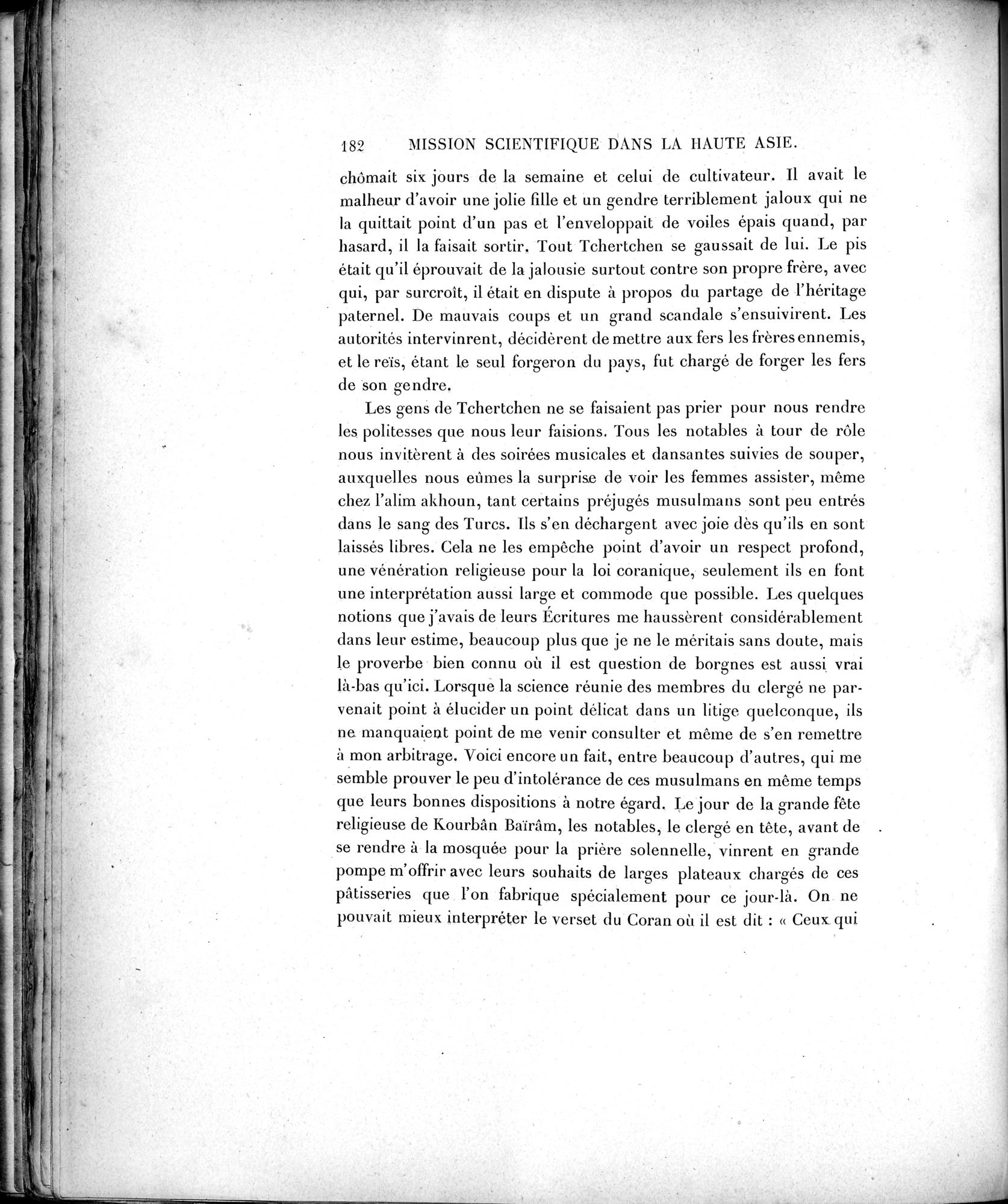Mission Scientifique dans la Haute Asie 1890-1895 : vol.1 / Page 214 (Grayscale High Resolution Image)