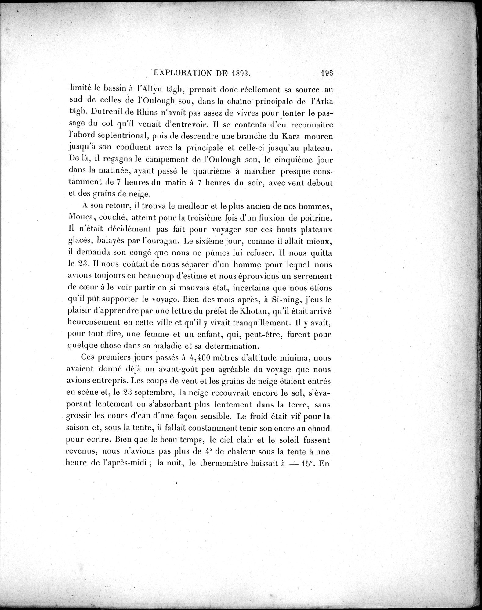 Mission Scientifique dans la Haute Asie 1890-1895 : vol.1 / Page 227 (Grayscale High Resolution Image)