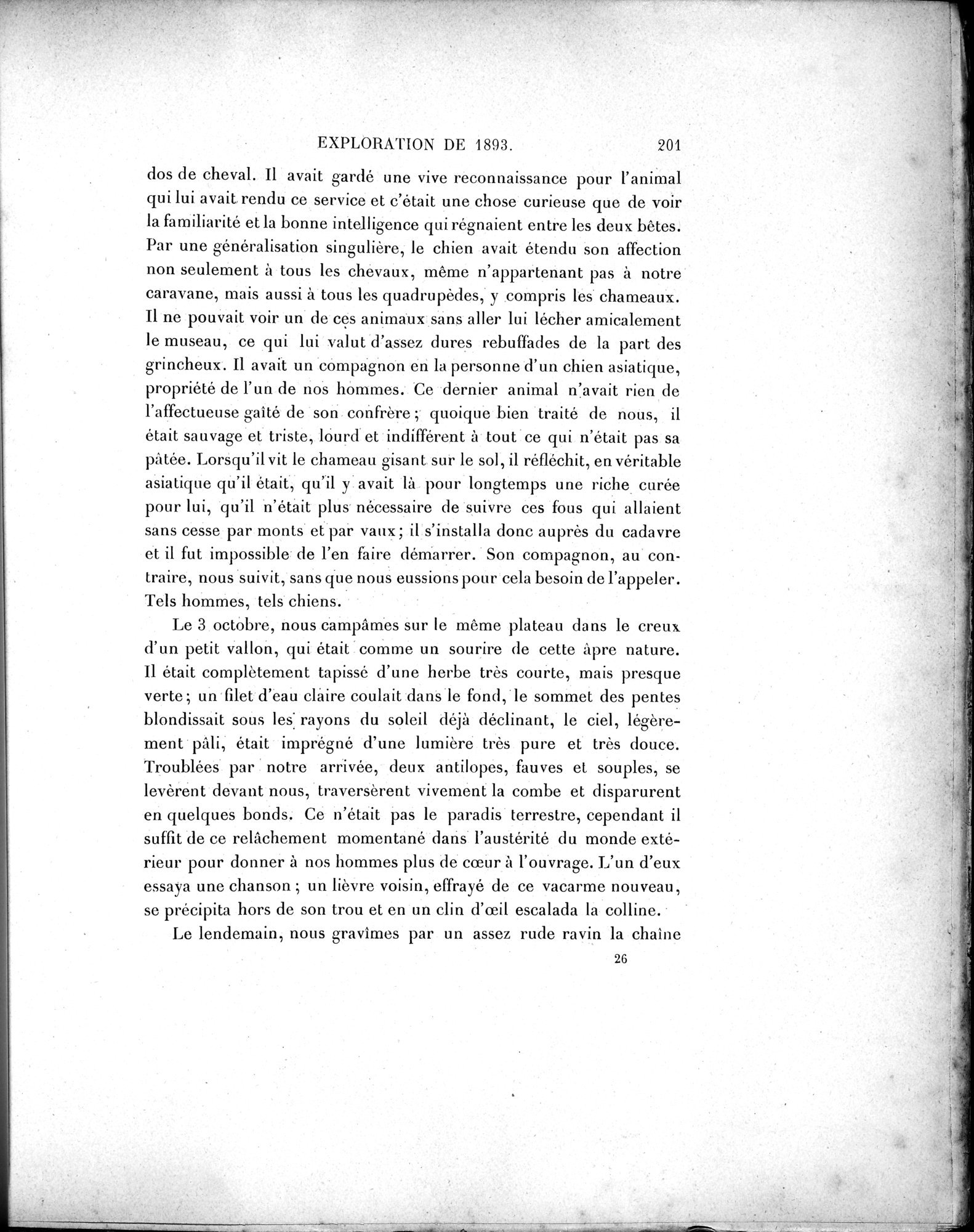 Mission Scientifique dans la Haute Asie 1890-1895 : vol.1 / Page 233 (Grayscale High Resolution Image)