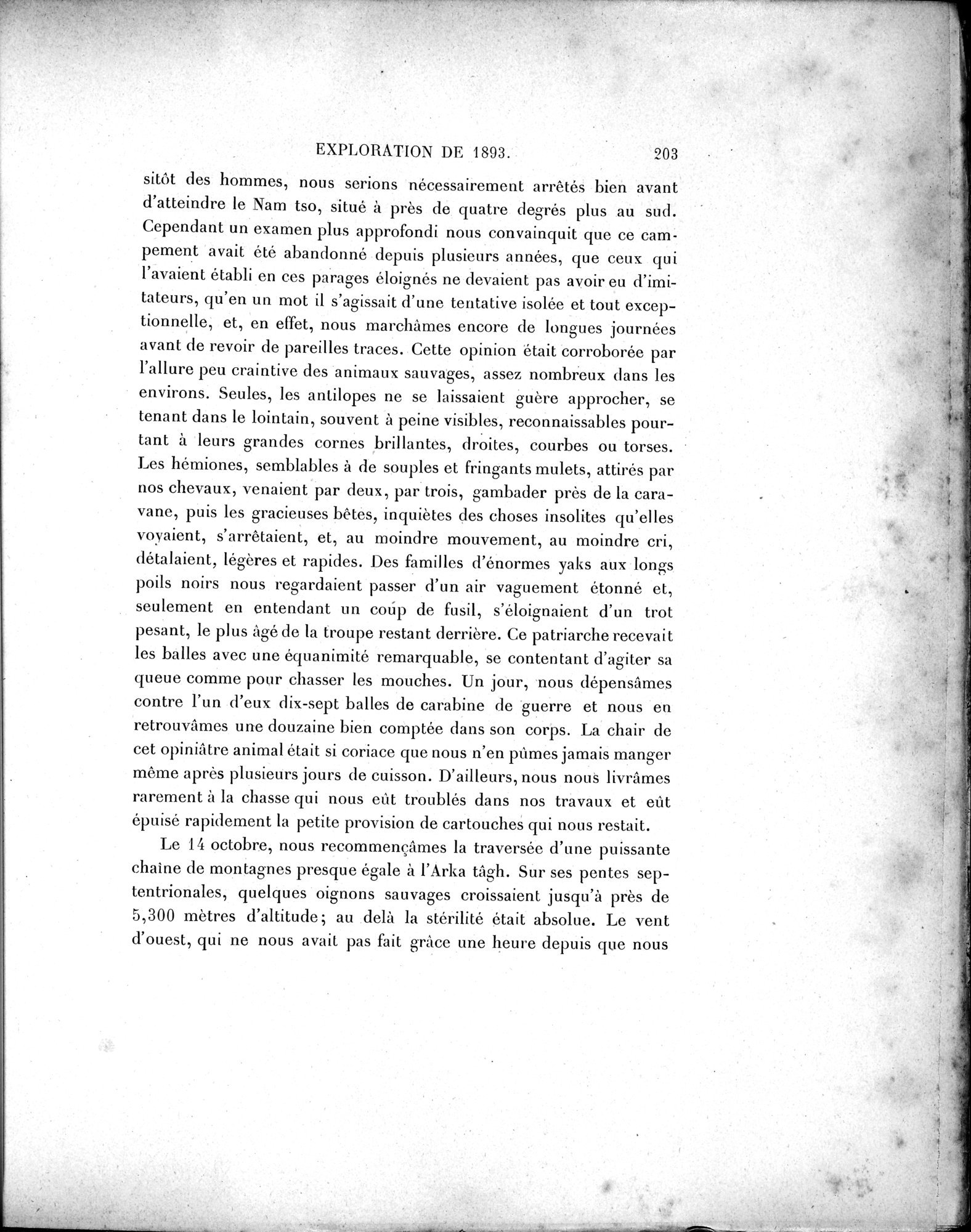 Mission Scientifique dans la Haute Asie 1890-1895 : vol.1 / Page 235 (Grayscale High Resolution Image)