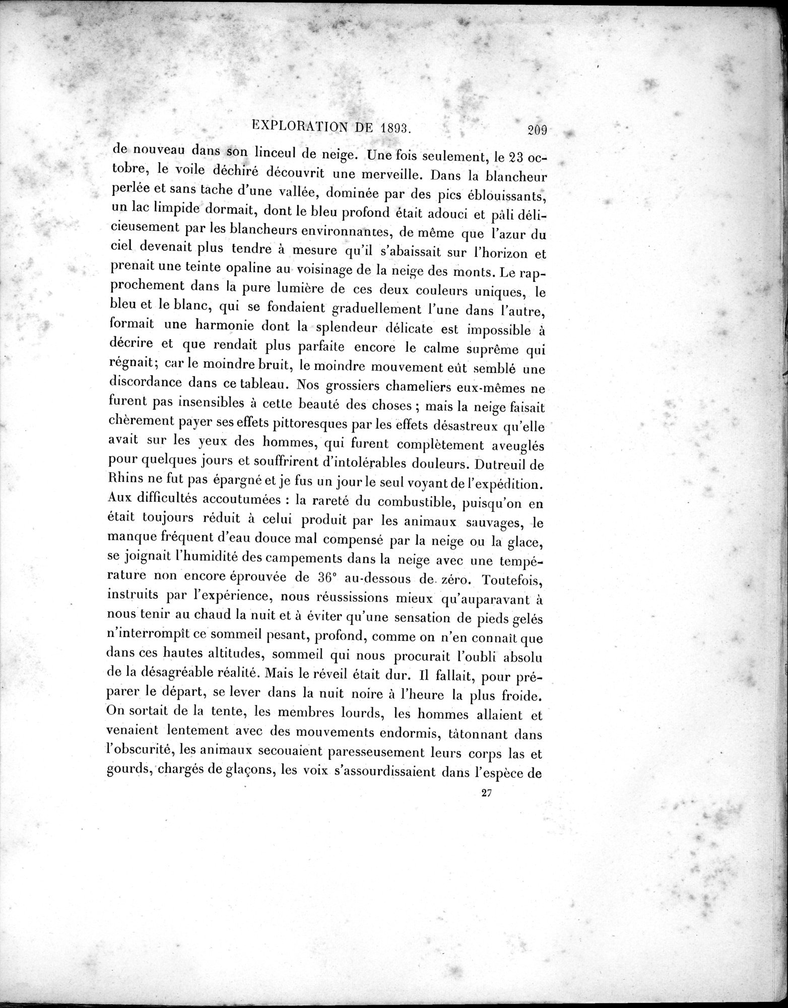 Mission Scientifique dans la Haute Asie 1890-1895 : vol.1 / 241 ページ（白黒高解像度画像）