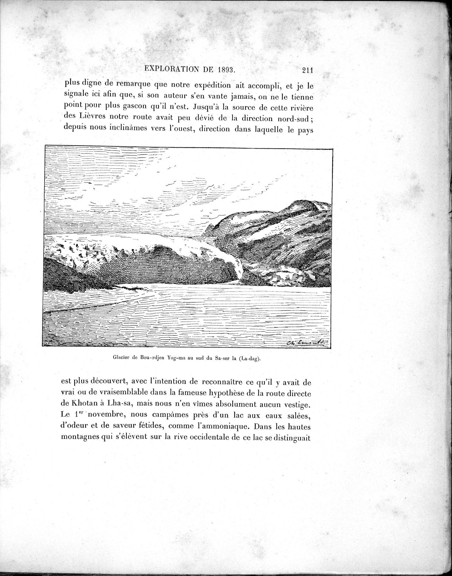 Mission Scientifique dans la Haute Asie 1890-1895 : vol.1 / Page 243 (Grayscale High Resolution Image)
