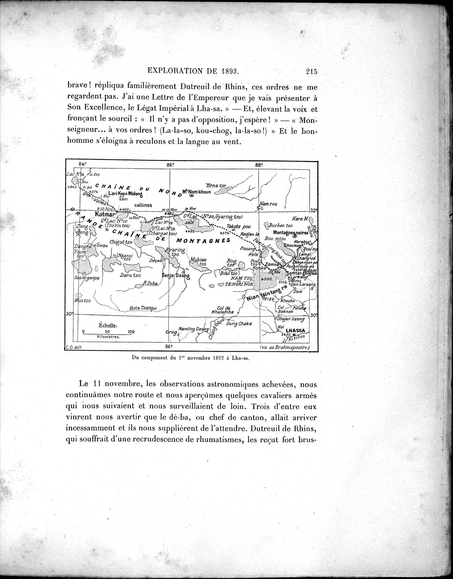 Mission Scientifique dans la Haute Asie 1890-1895 : vol.1 / Page 247 (Grayscale High Resolution Image)