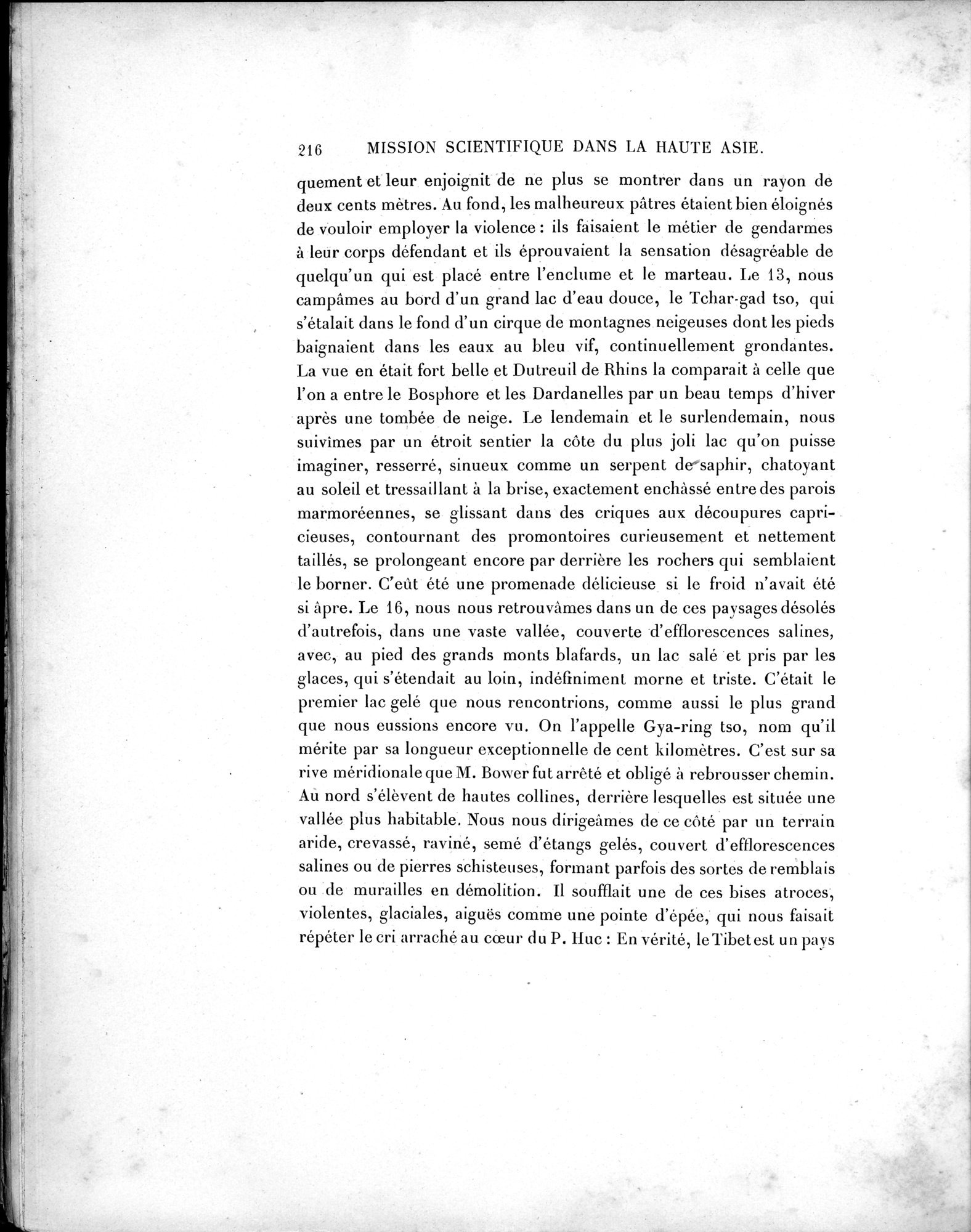 Mission Scientifique dans la Haute Asie 1890-1895 : vol.1 / Page 248 (Grayscale High Resolution Image)