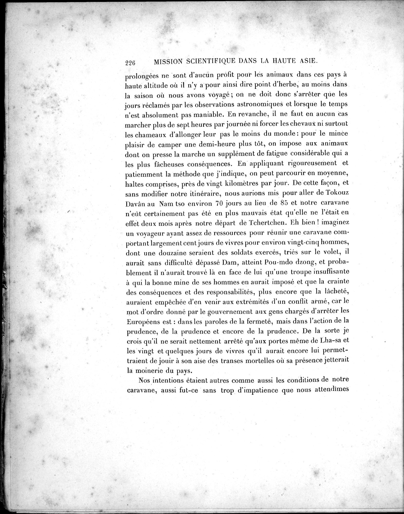 Mission Scientifique dans la Haute Asie 1890-1895 : vol.1 / Page 258 (Grayscale High Resolution Image)