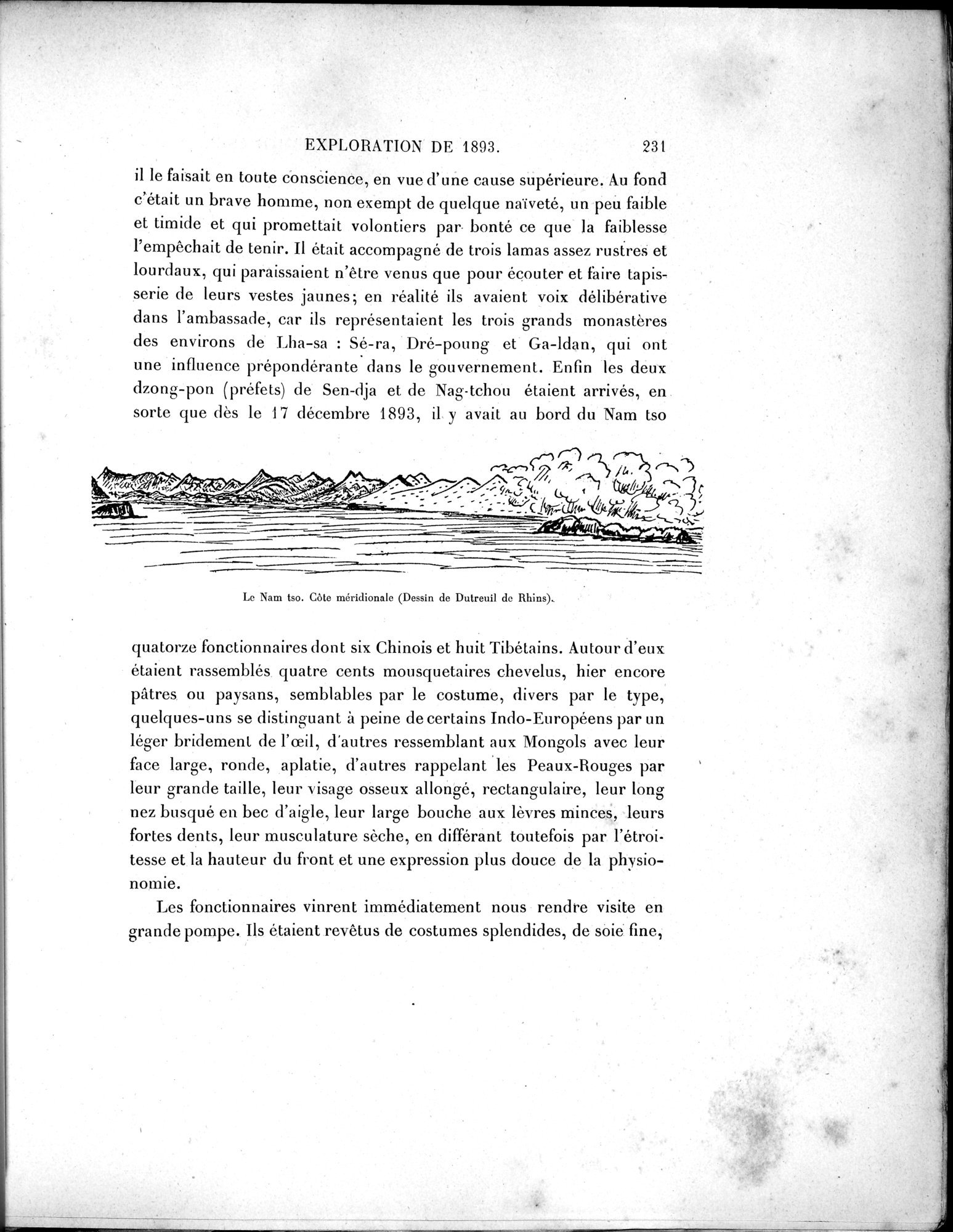 Mission Scientifique dans la Haute Asie 1890-1895 : vol.1 / Page 263 (Grayscale High Resolution Image)