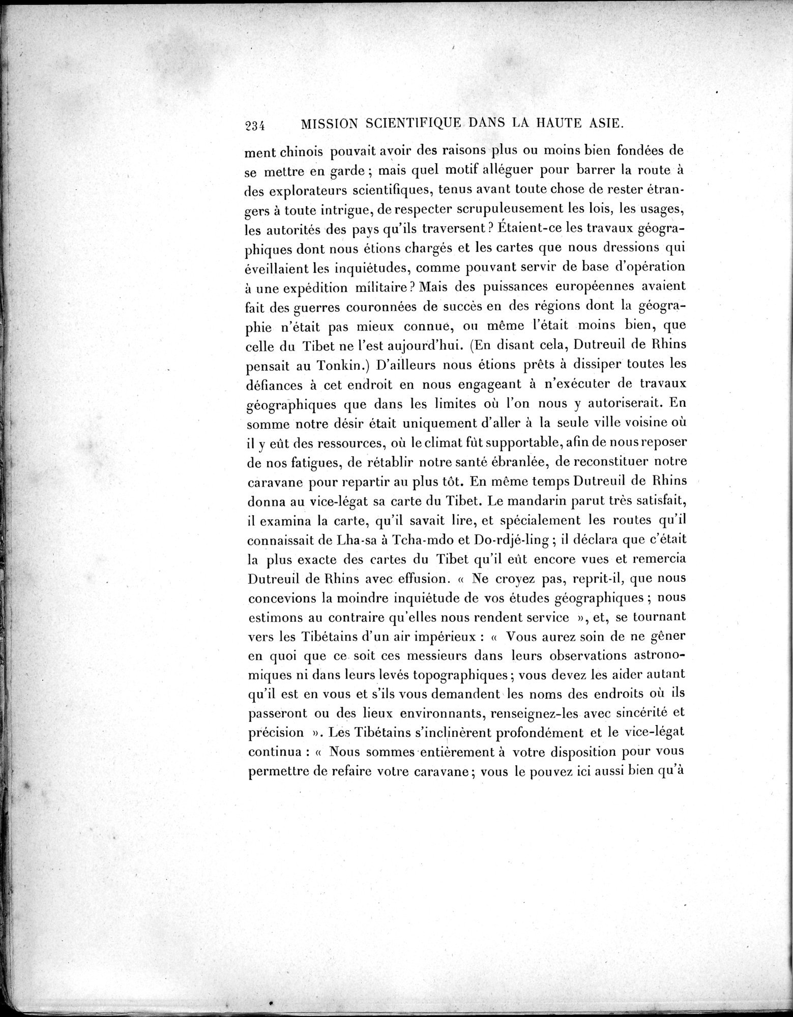 Mission Scientifique dans la Haute Asie 1890-1895 : vol.1 / 266 ページ（白黒高解像度画像）