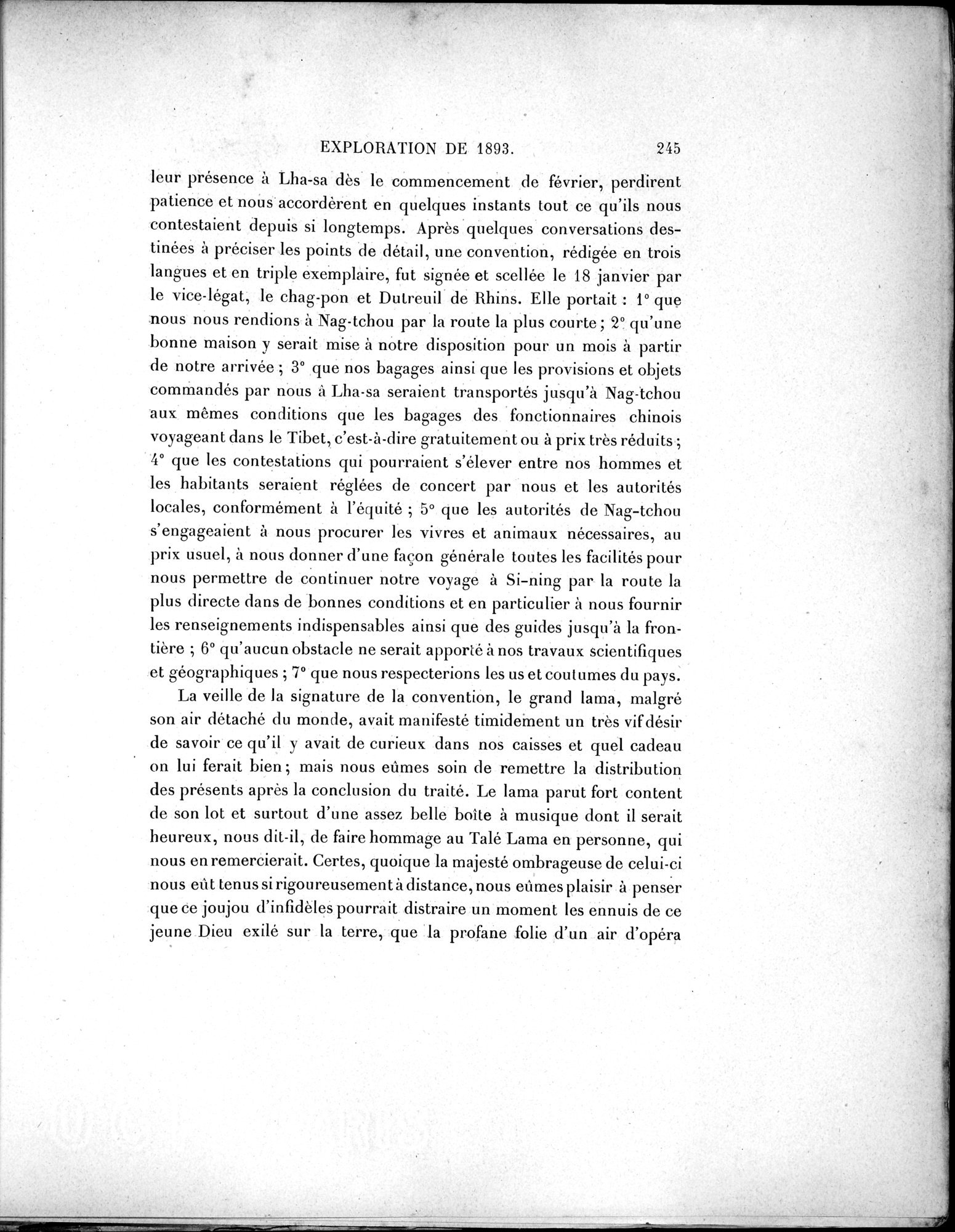 Mission Scientifique dans la Haute Asie 1890-1895 : vol.1 / 277 ページ（白黒高解像度画像）