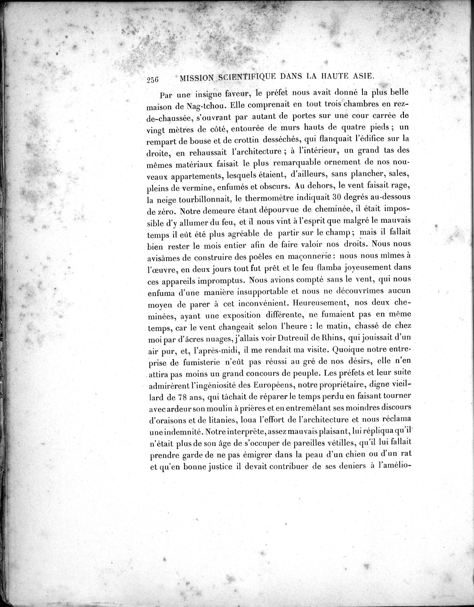 Mission Scientifique dans la Haute Asie 1890-1895 : vol.1 / 288 ページ（白黒高解像度画像）