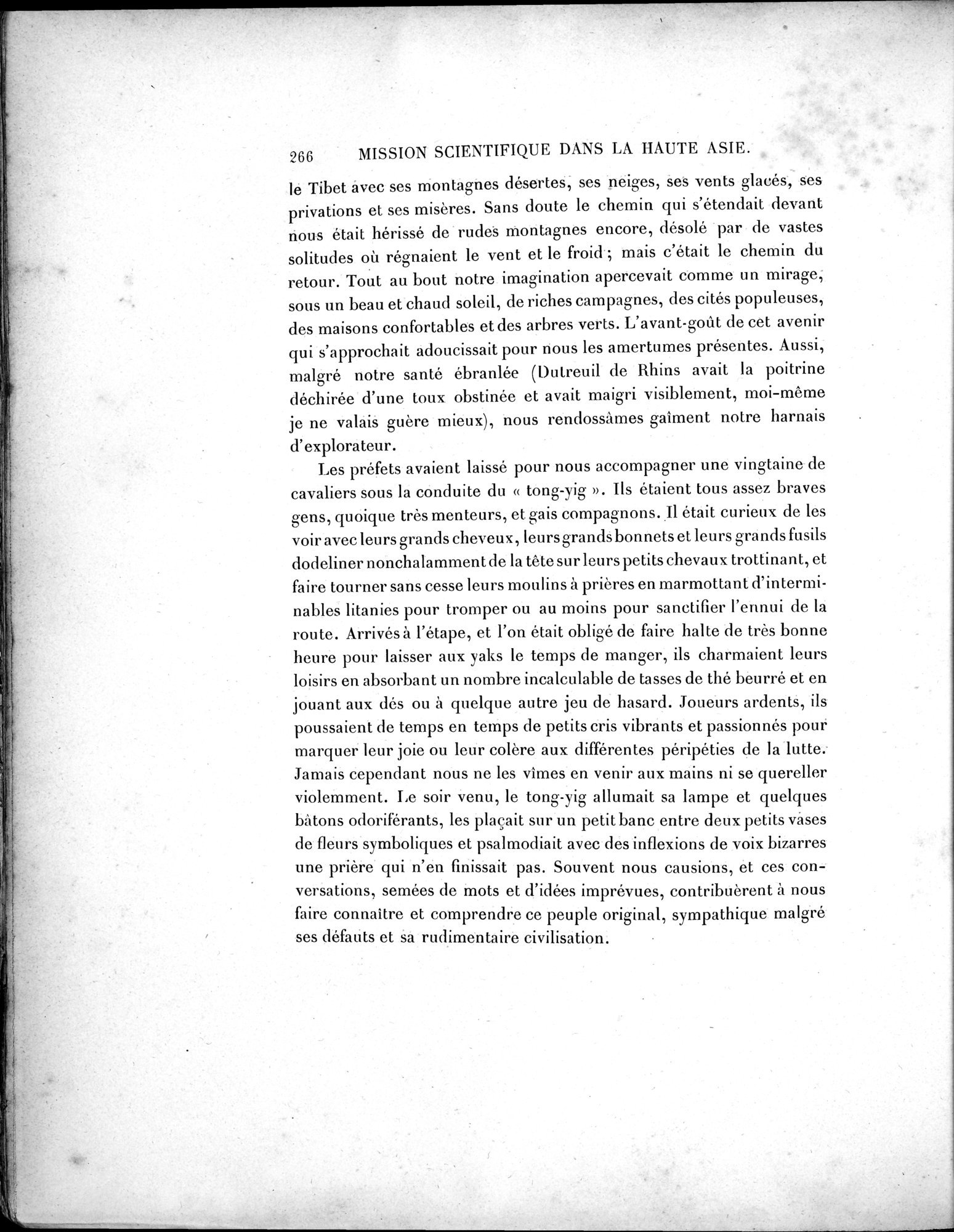 Mission Scientifique dans la Haute Asie 1890-1895 : vol.1 / 298 ページ（白黒高解像度画像）