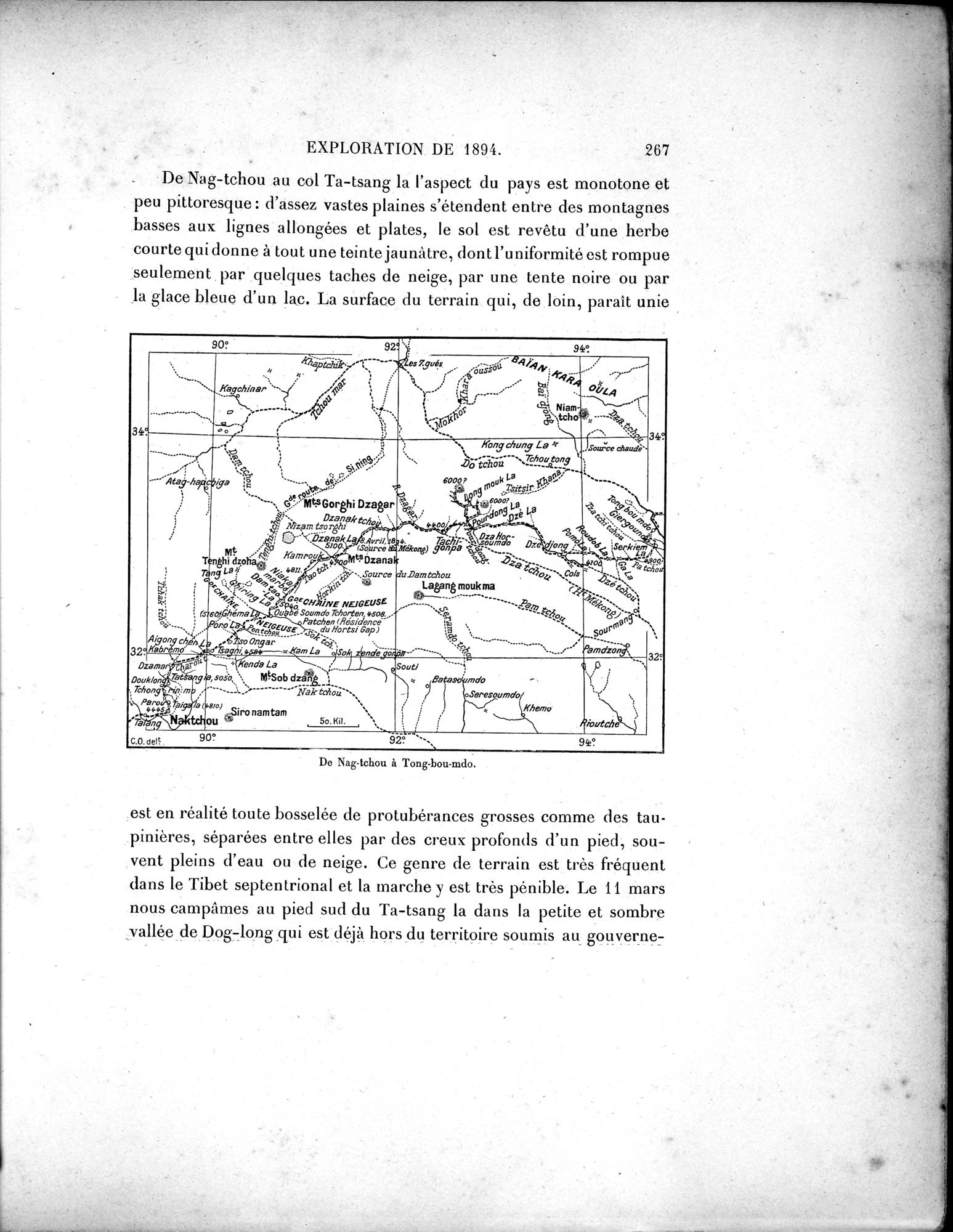 Mission Scientifique dans la Haute Asie 1890-1895 : vol.1 / 299 ページ（白黒高解像度画像）