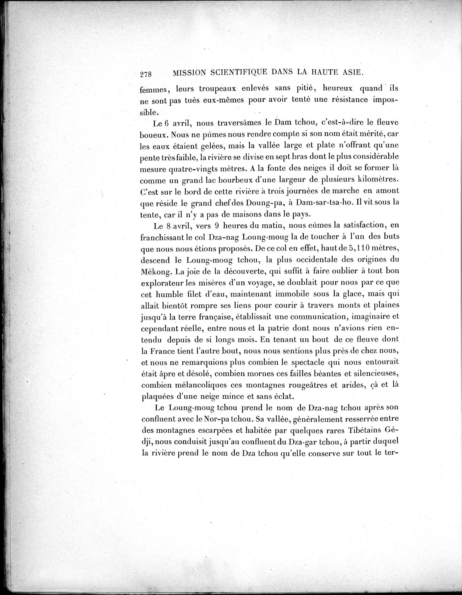 Mission Scientifique dans la Haute Asie 1890-1895 : vol.1 / Page 310 (Grayscale High Resolution Image)