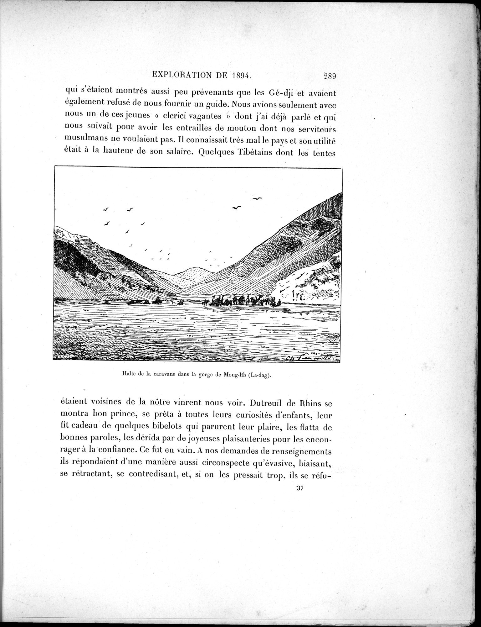 Mission Scientifique dans la Haute Asie 1890-1895 : vol.1 / 321 ページ（白黒高解像度画像）
