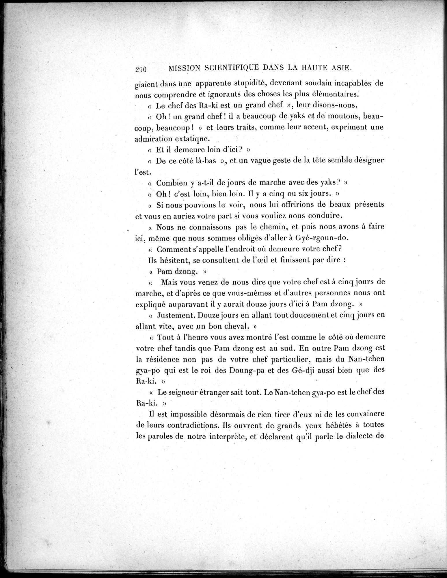 Mission Scientifique dans la Haute Asie 1890-1895 : vol.1 / Page 322 (Grayscale High Resolution Image)