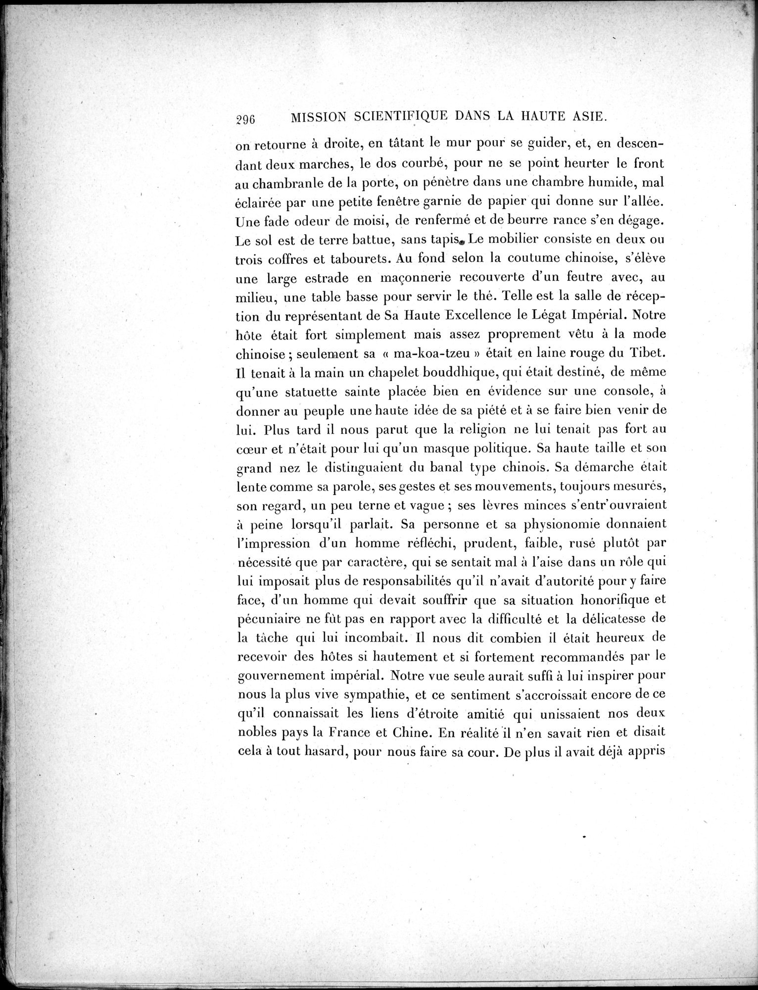 Mission Scientifique dans la Haute Asie 1890-1895 : vol.1 / 328 ページ（白黒高解像度画像）