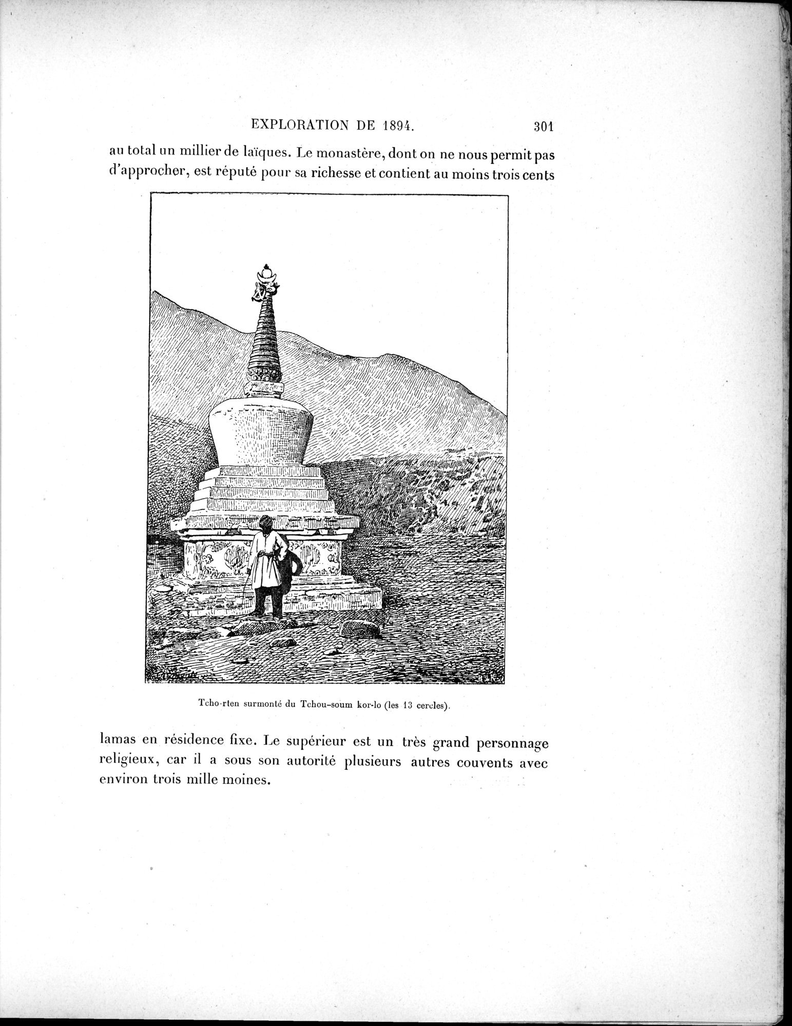 Mission Scientifique dans la Haute Asie 1890-1895 : vol.1 / Page 333 (Grayscale High Resolution Image)
