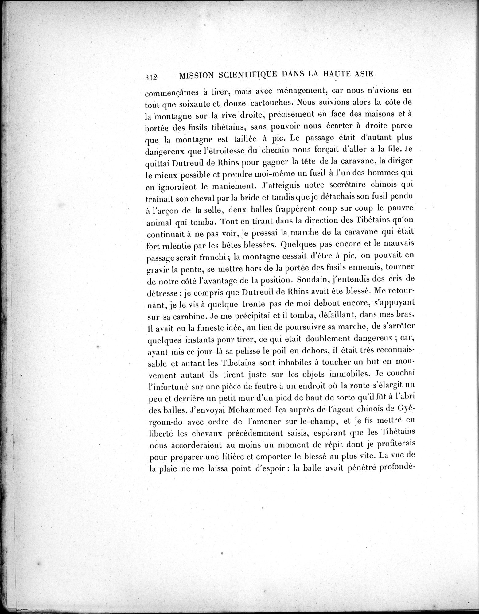 Mission Scientifique dans la Haute Asie 1890-1895 : vol.1 / 344 ページ（白黒高解像度画像）