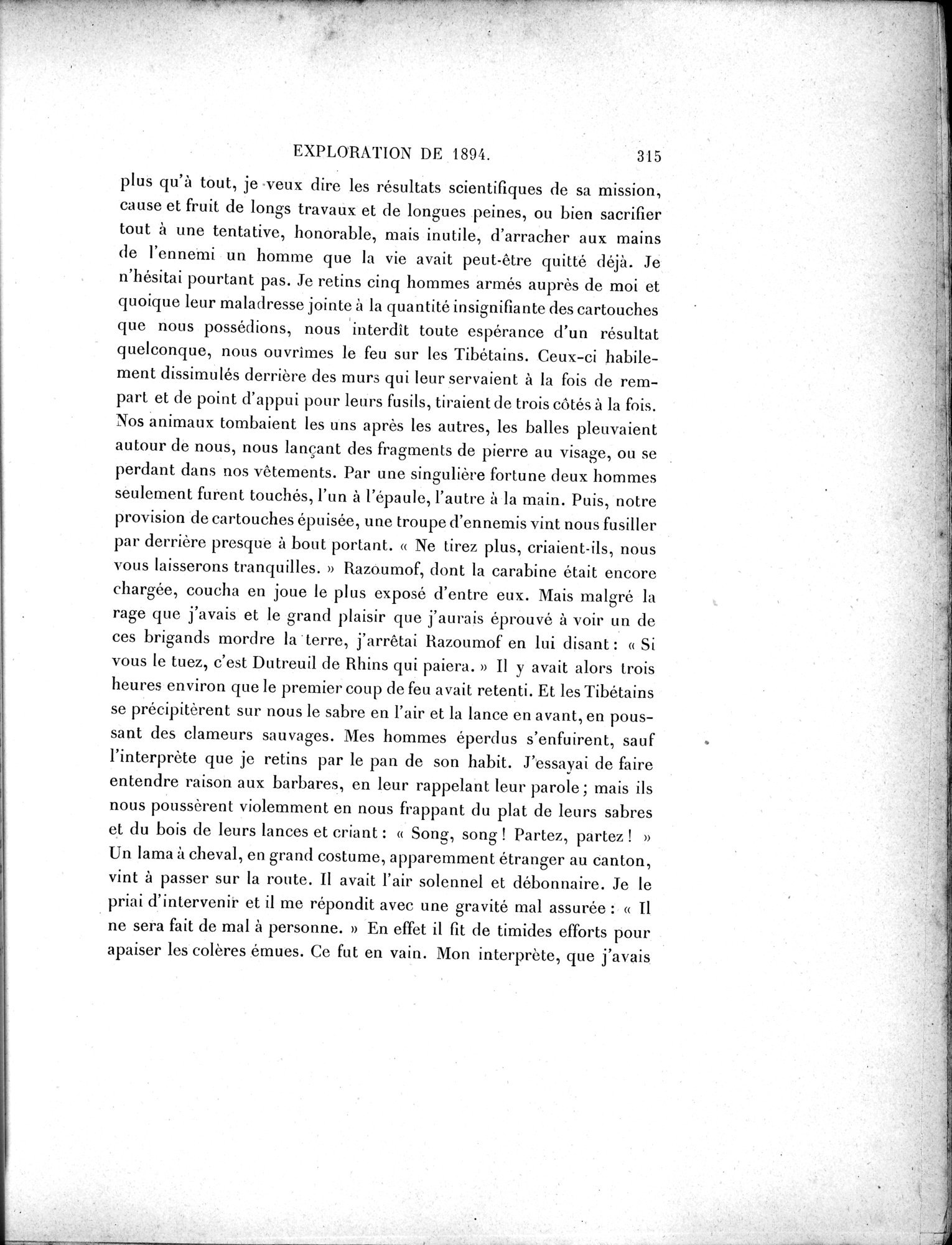 Mission Scientifique dans la Haute Asie 1890-1895 : vol.1 / Page 347 (Grayscale High Resolution Image)
