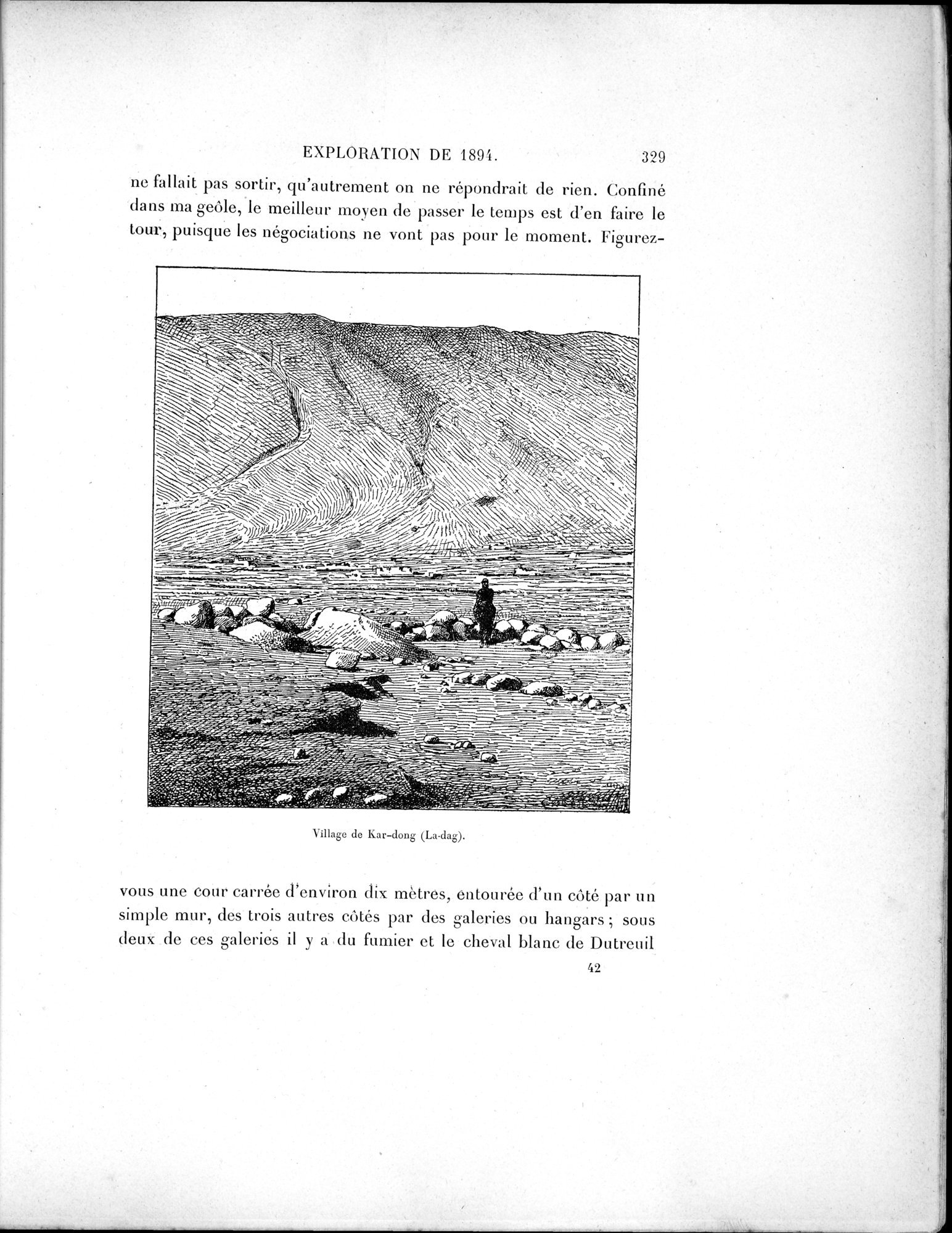 Mission Scientifique dans la Haute Asie 1890-1895 : vol.1 / Page 361 (Grayscale High Resolution Image)