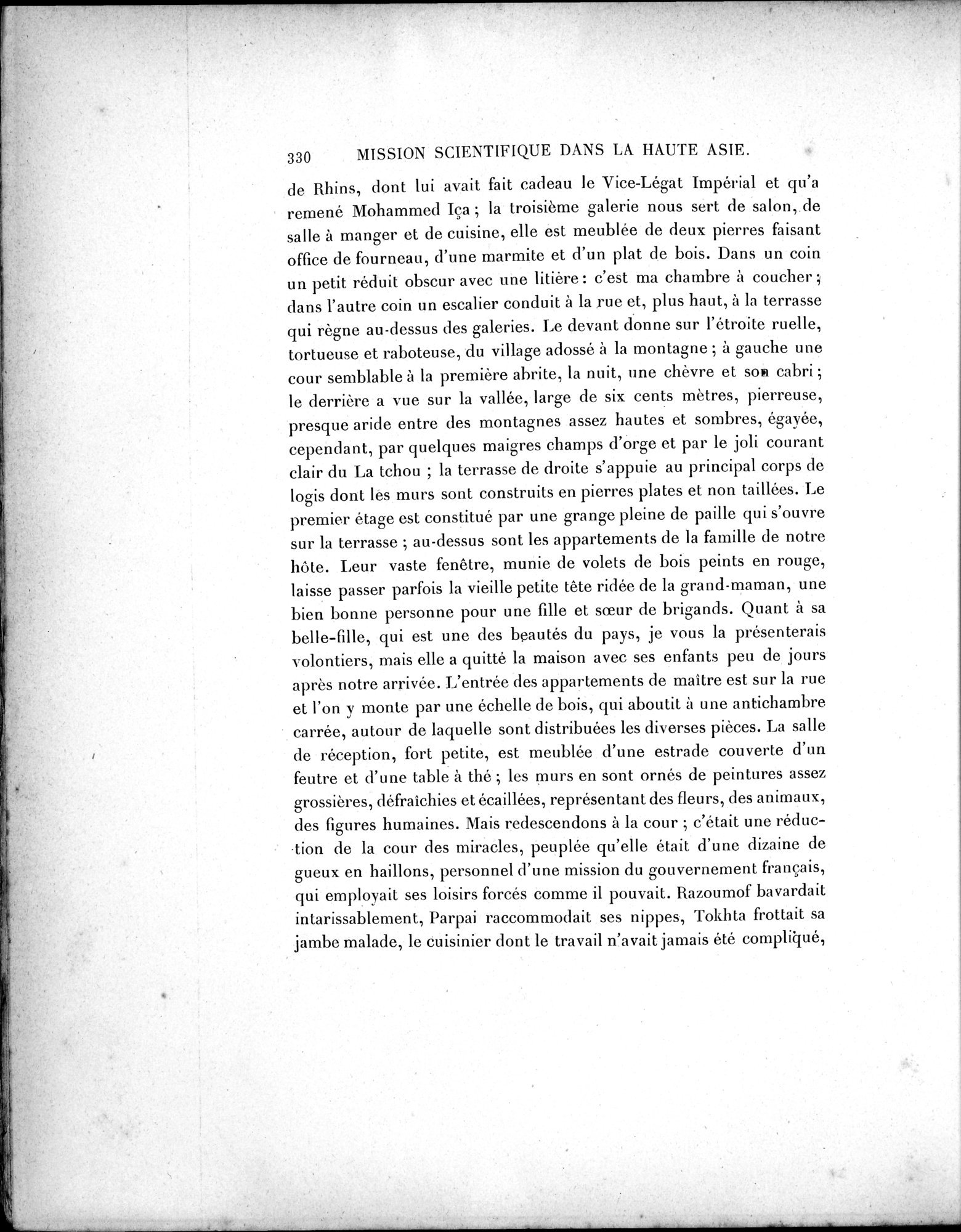 Mission Scientifique dans la Haute Asie 1890-1895 : vol.1 / Page 362 (Grayscale High Resolution Image)
