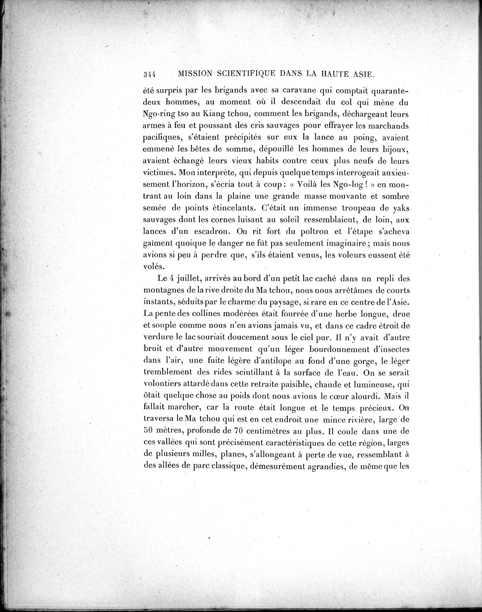 Mission Scientifique dans la Haute Asie 1890-1895 : vol.1 / Page 376 (Grayscale High Resolution Image)
