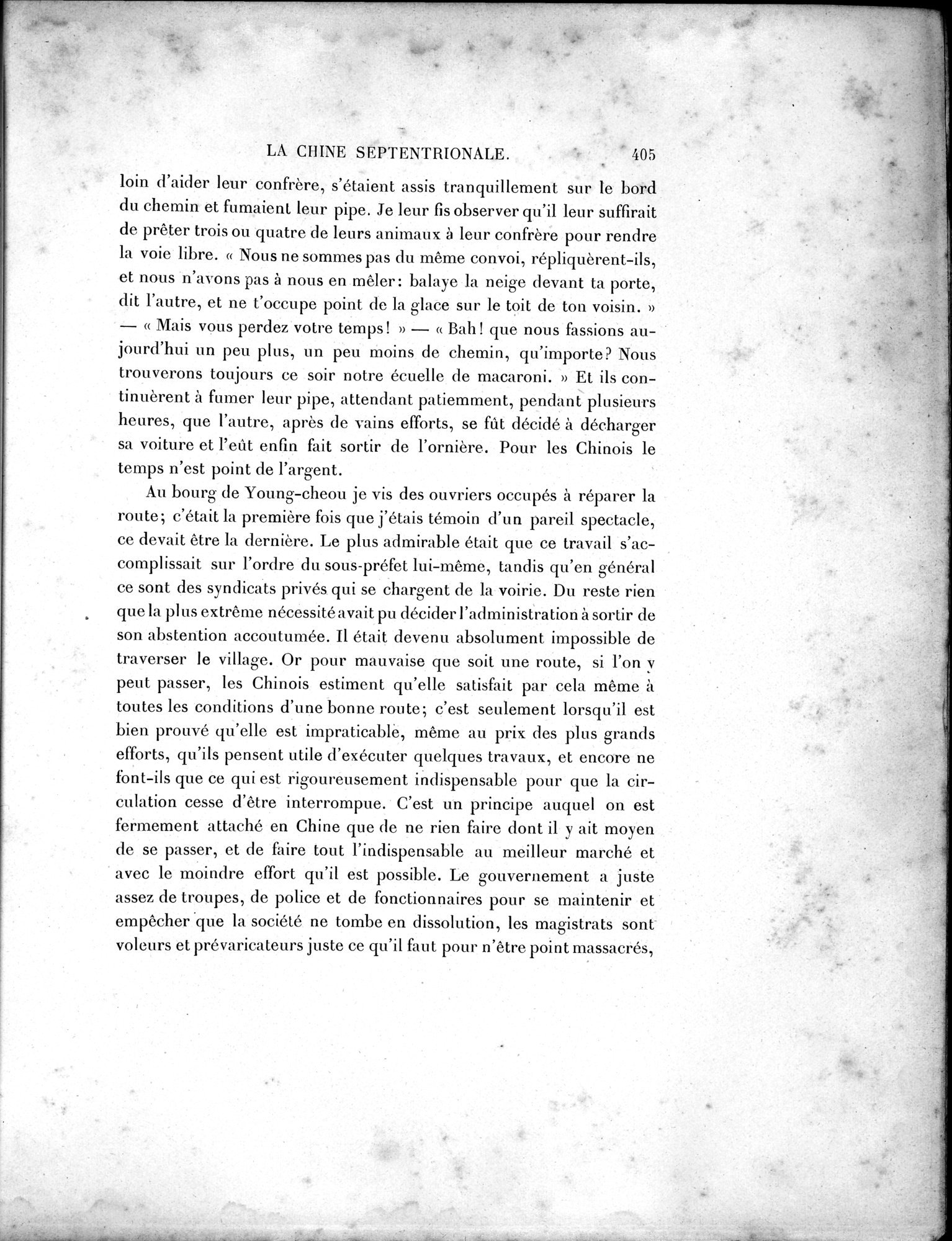 Mission Scientifique dans la Haute Asie 1890-1895 : vol.1 / 437 ページ（白黒高解像度画像）