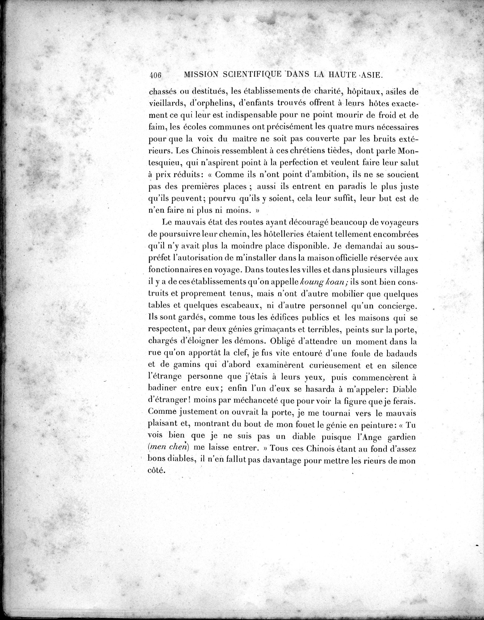 Mission Scientifique dans la Haute Asie 1890-1895 : vol.1 / 438 ページ（白黒高解像度画像）