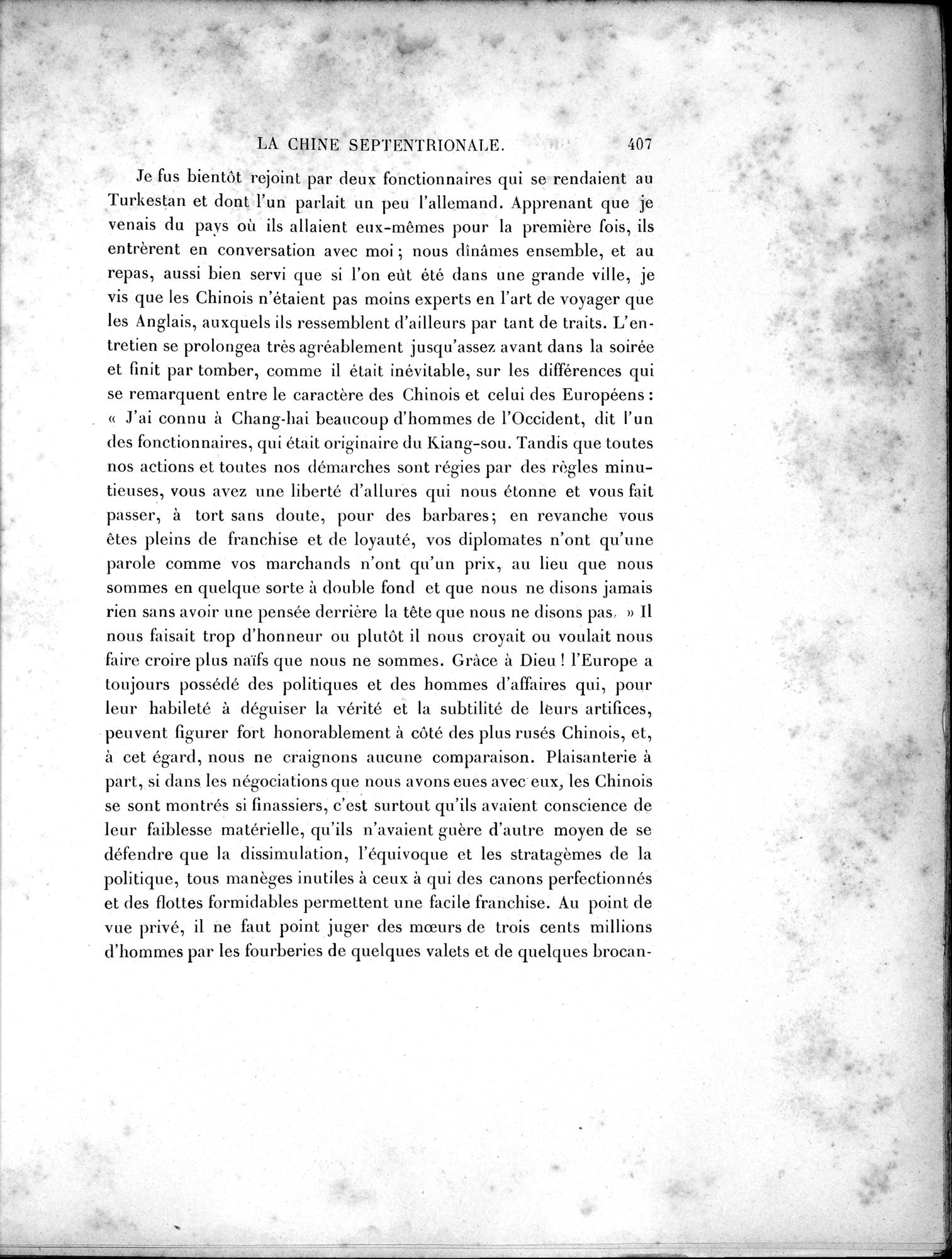 Mission Scientifique dans la Haute Asie 1890-1895 : vol.1 / 439 ページ（白黒高解像度画像）