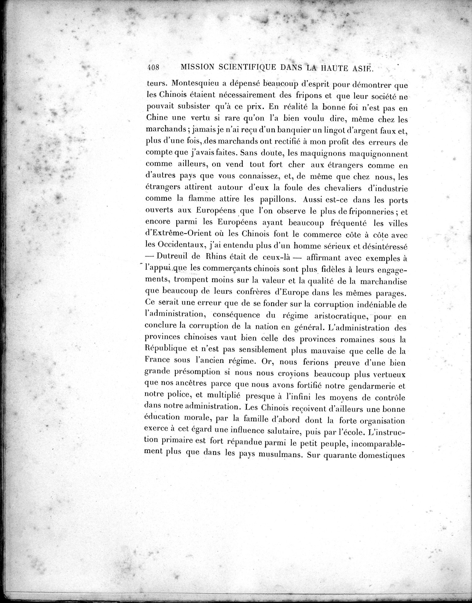 Mission Scientifique dans la Haute Asie 1890-1895 : vol.1 / 440 ページ（白黒高解像度画像）