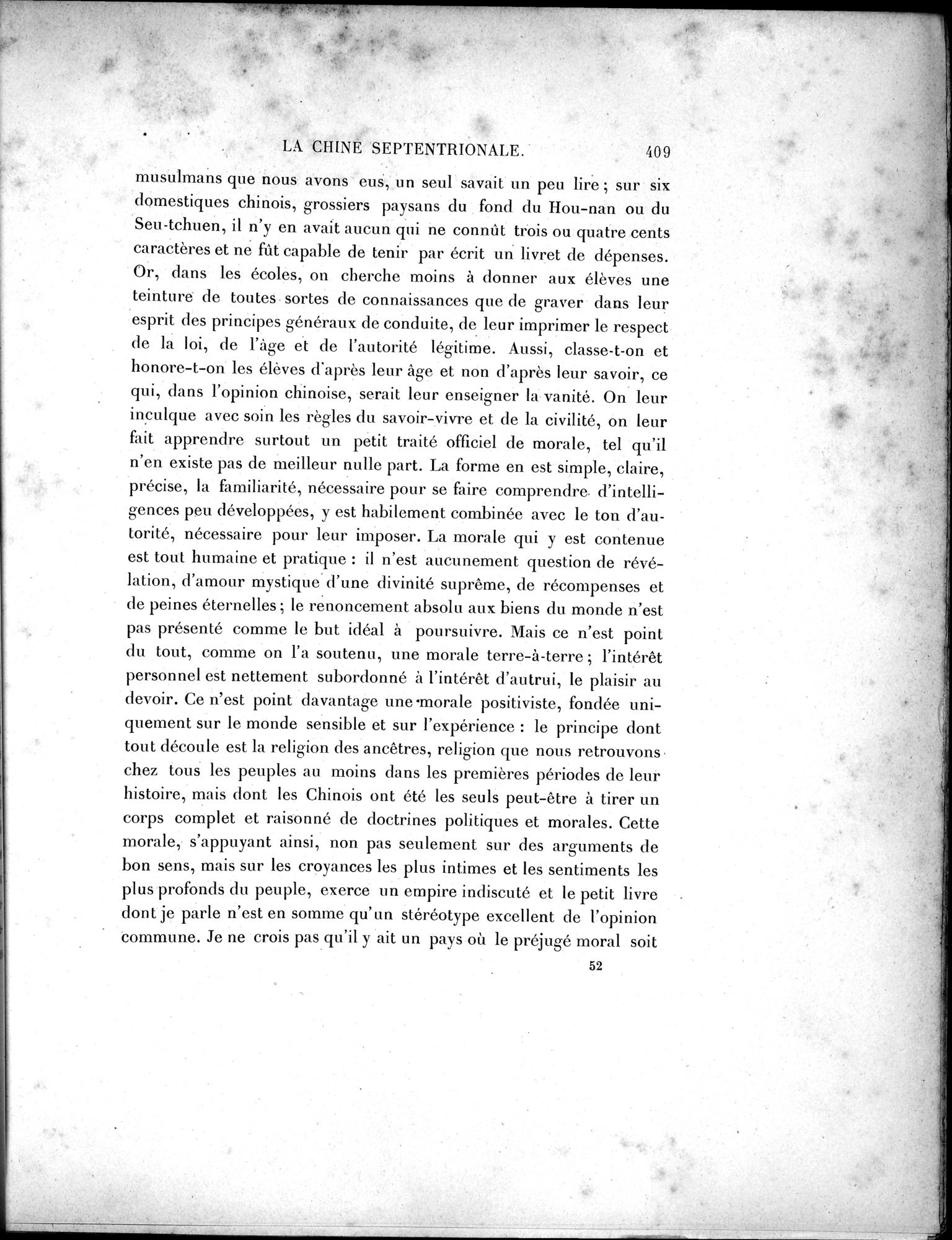 Mission Scientifique dans la Haute Asie 1890-1895 : vol.1 / 441 ページ（白黒高解像度画像）