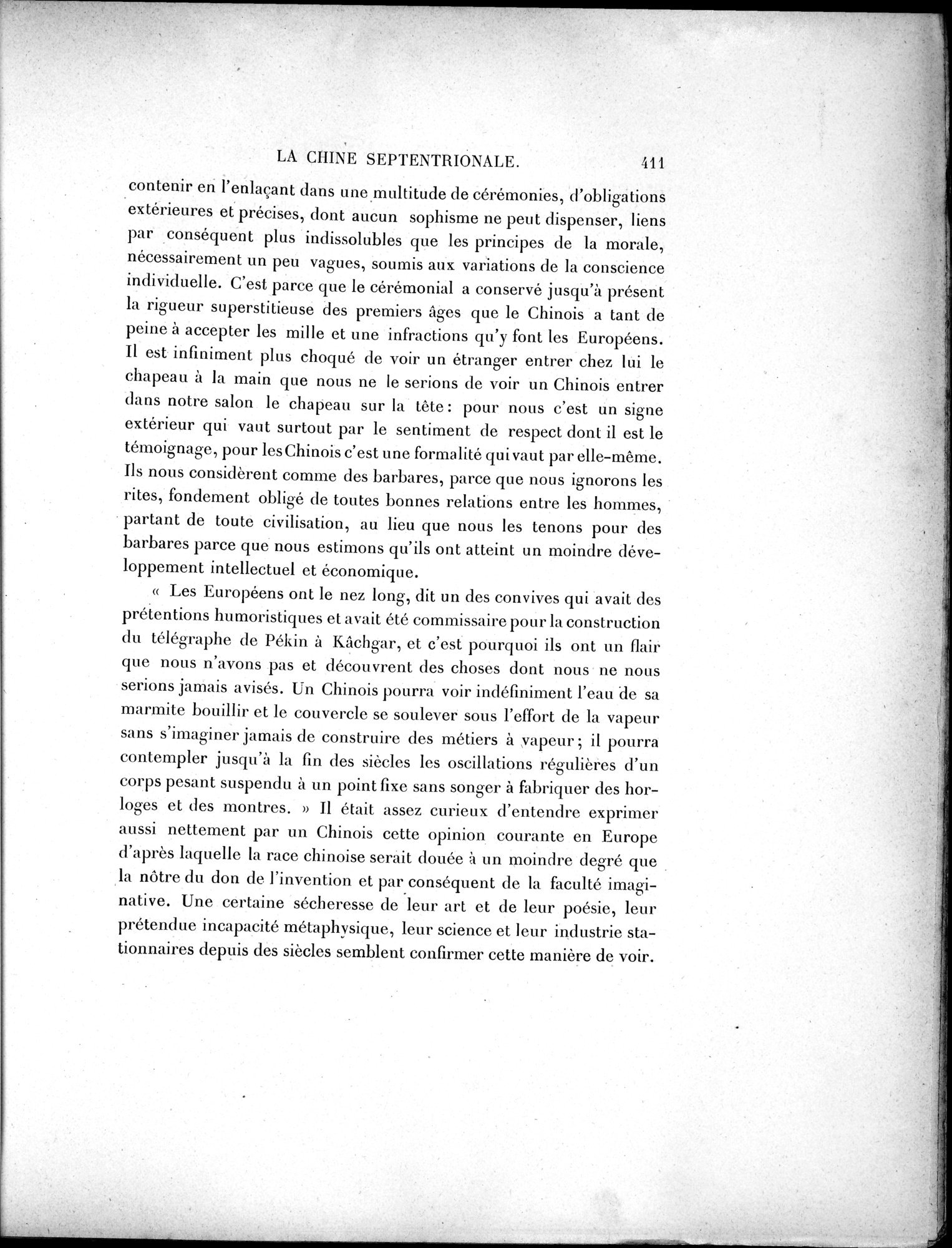 Mission Scientifique dans la Haute Asie 1890-1895 : vol.1 / 443 ページ（白黒高解像度画像）
