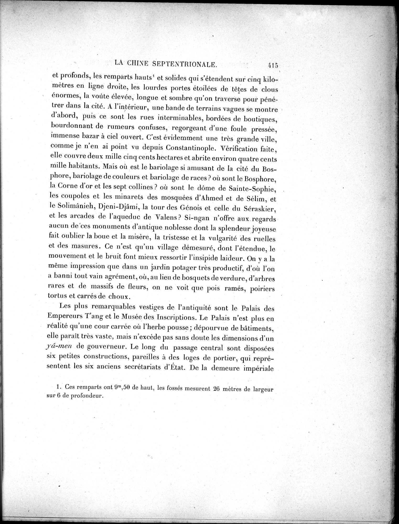 Mission Scientifique dans la Haute Asie 1890-1895 : vol.1 / Page 447 (Grayscale High Resolution Image)