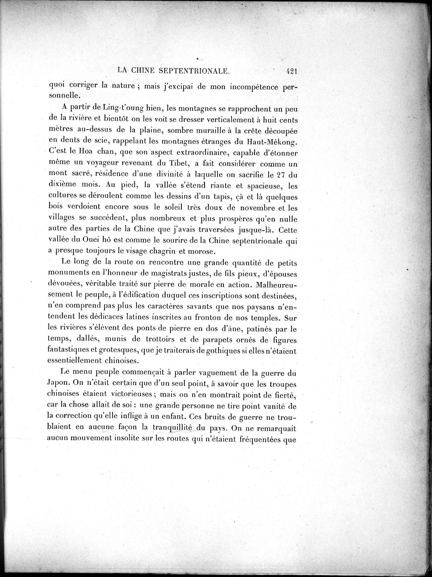 Mission Scientifique dans la Haute Asie 1890-1895 : vol.1 / 453 ページ（白黒高解像度画像）