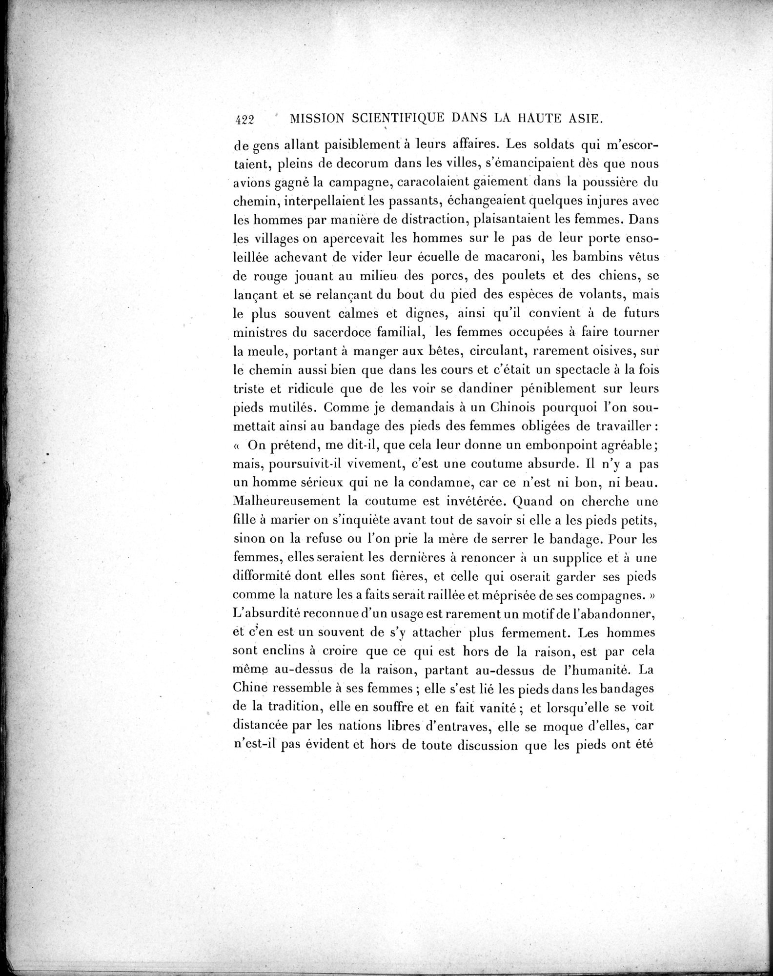 Mission Scientifique dans la Haute Asie 1890-1895 : vol.1 / Page 454 (Grayscale High Resolution Image)