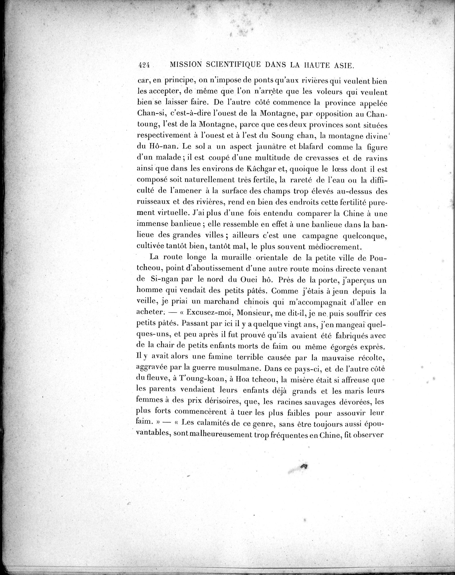 Mission Scientifique dans la Haute Asie 1890-1895 : vol.1 / 456 ページ（白黒高解像度画像）
