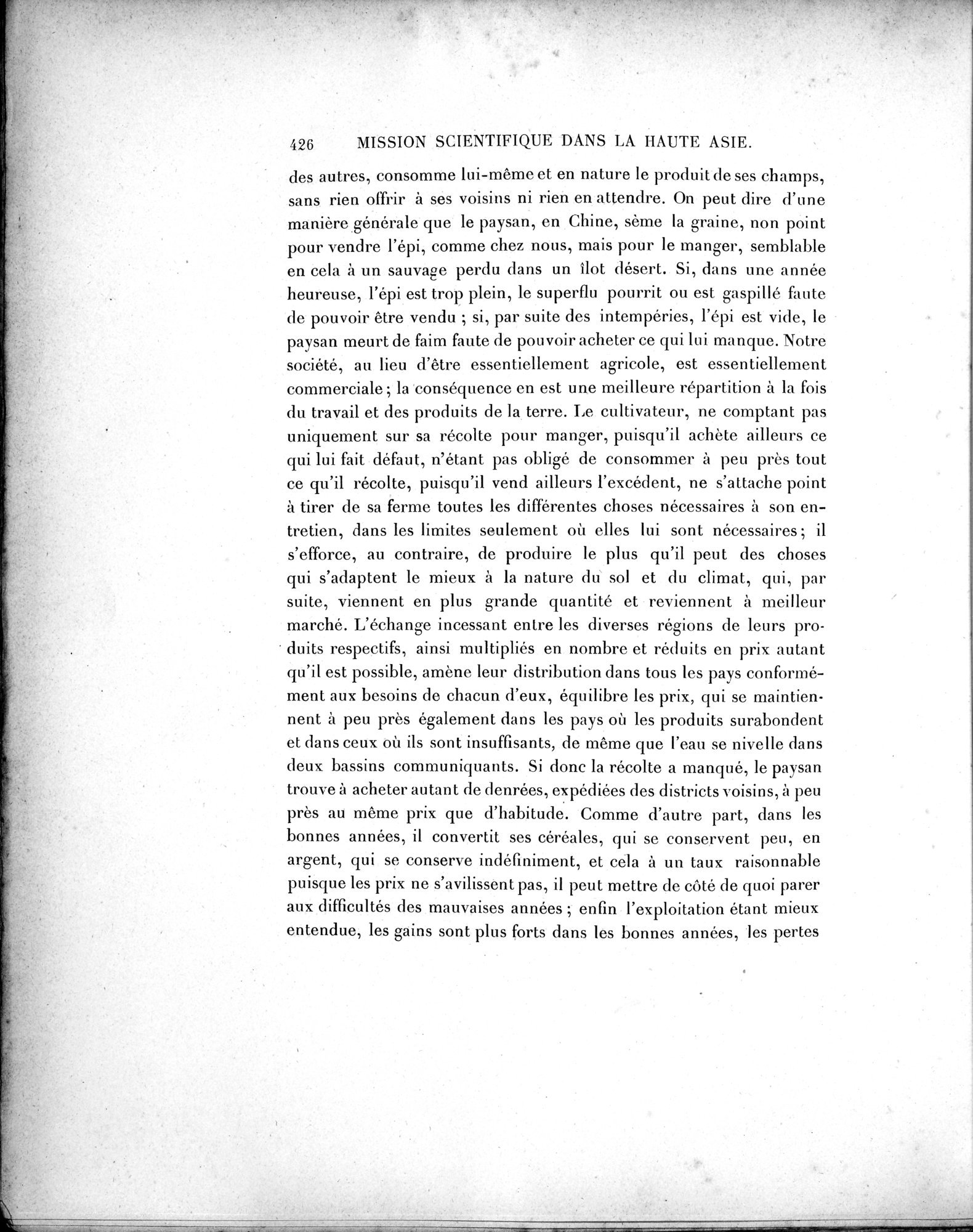 Mission Scientifique dans la Haute Asie 1890-1895 : vol.1 / 458 ページ（白黒高解像度画像）