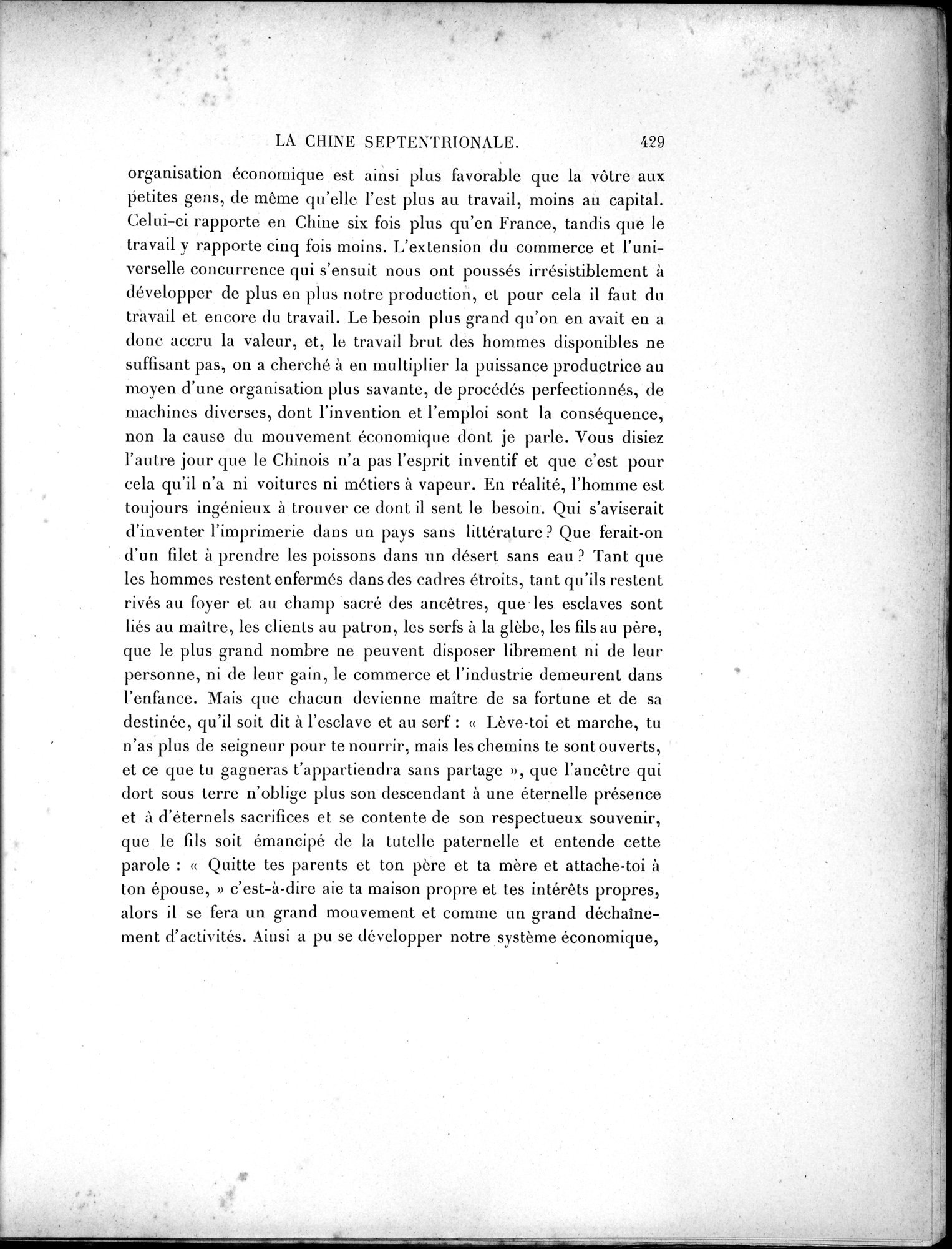 Mission Scientifique dans la Haute Asie 1890-1895 : vol.1 / Page 461 (Grayscale High Resolution Image)