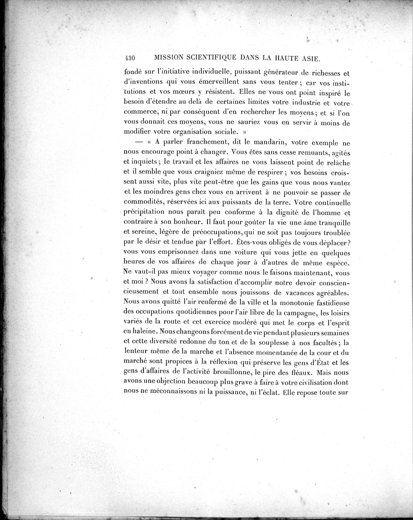 Mission Scientifique dans la Haute Asie 1890-1895 : vol.1 / 462 ページ（白黒高解像度画像）