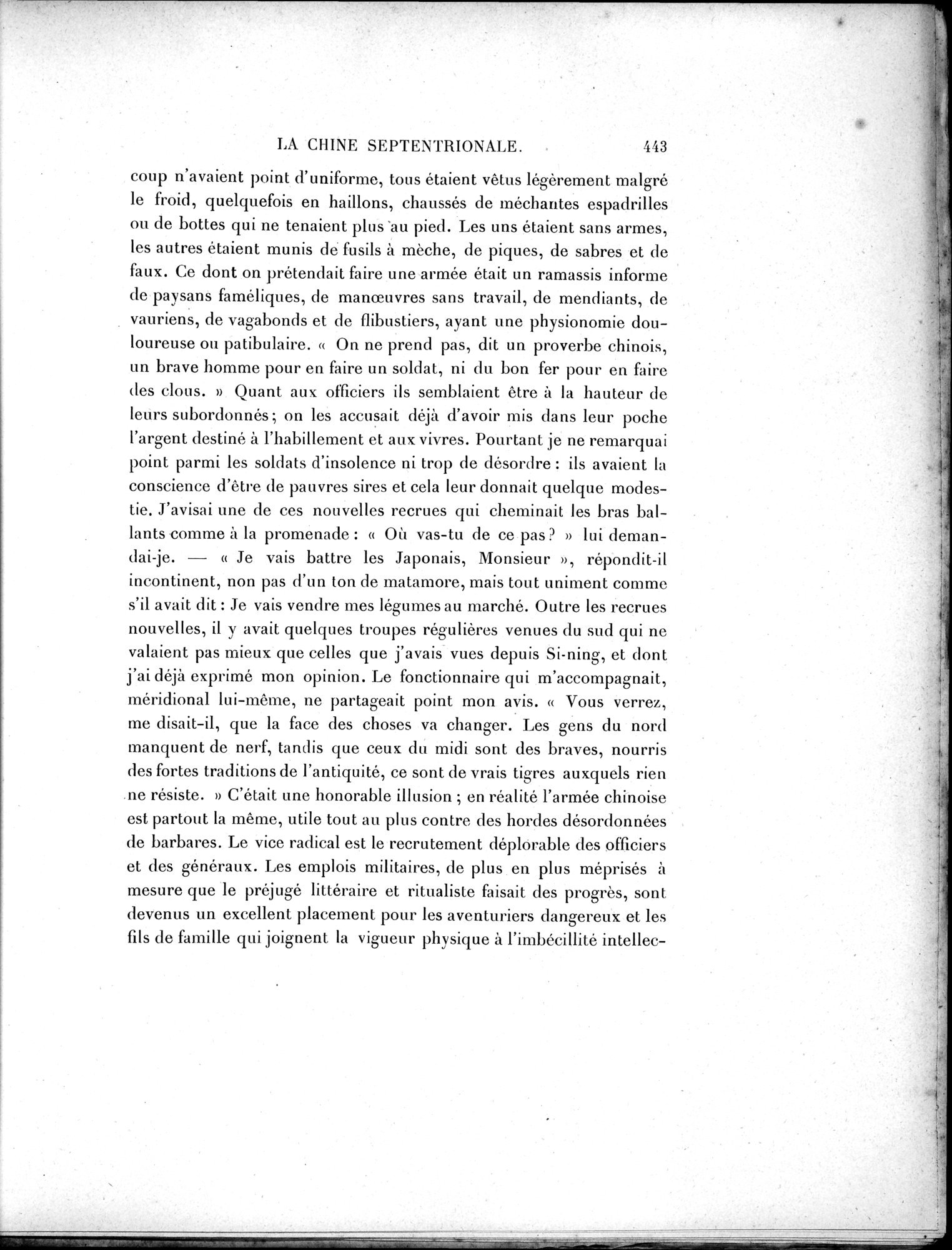 Mission Scientifique dans la Haute Asie 1890-1895 : vol.1 / 475 ページ（白黒高解像度画像）