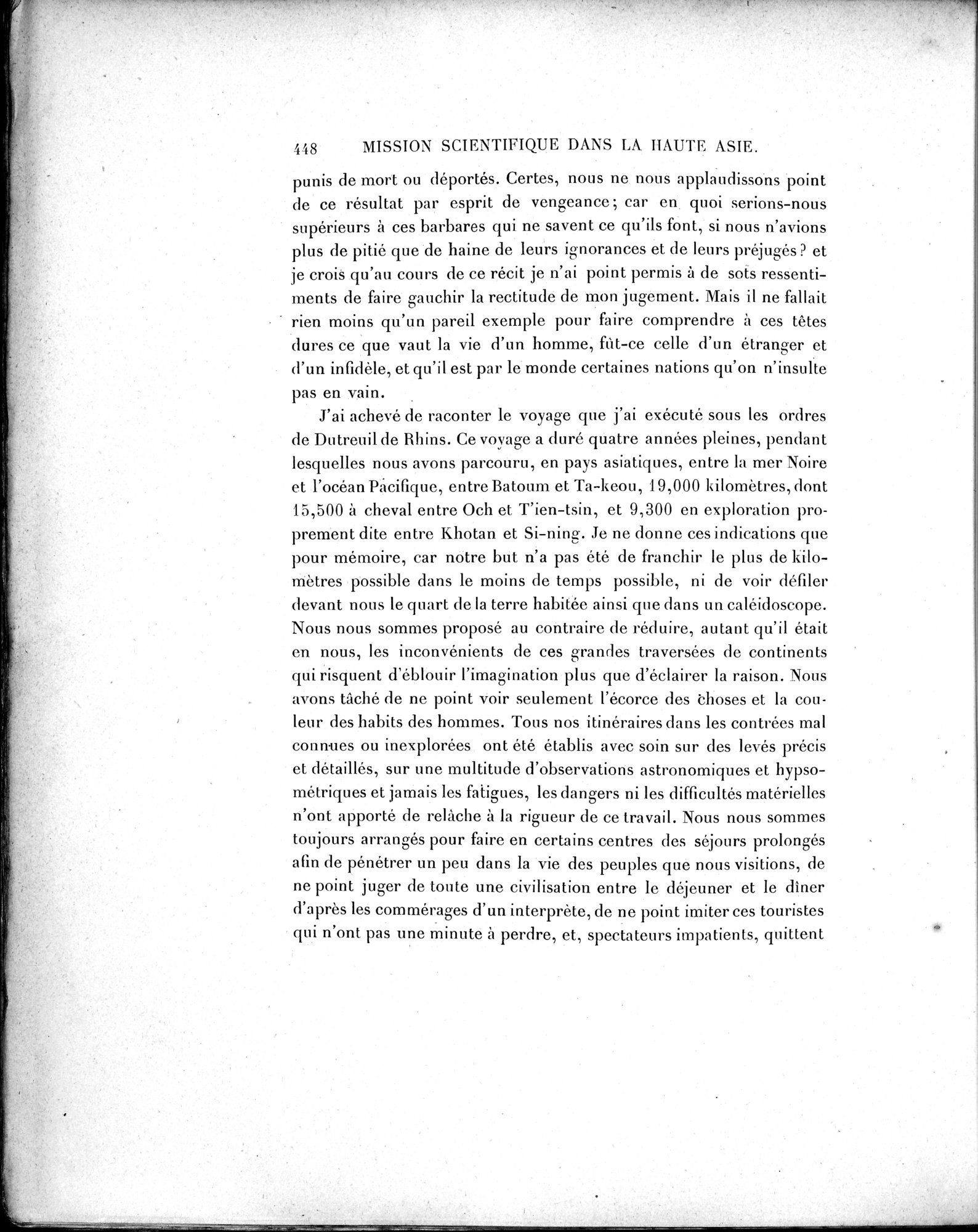 Mission Scientifique dans la Haute Asie 1890-1895 : vol.1 / 480 ページ（白黒高解像度画像）