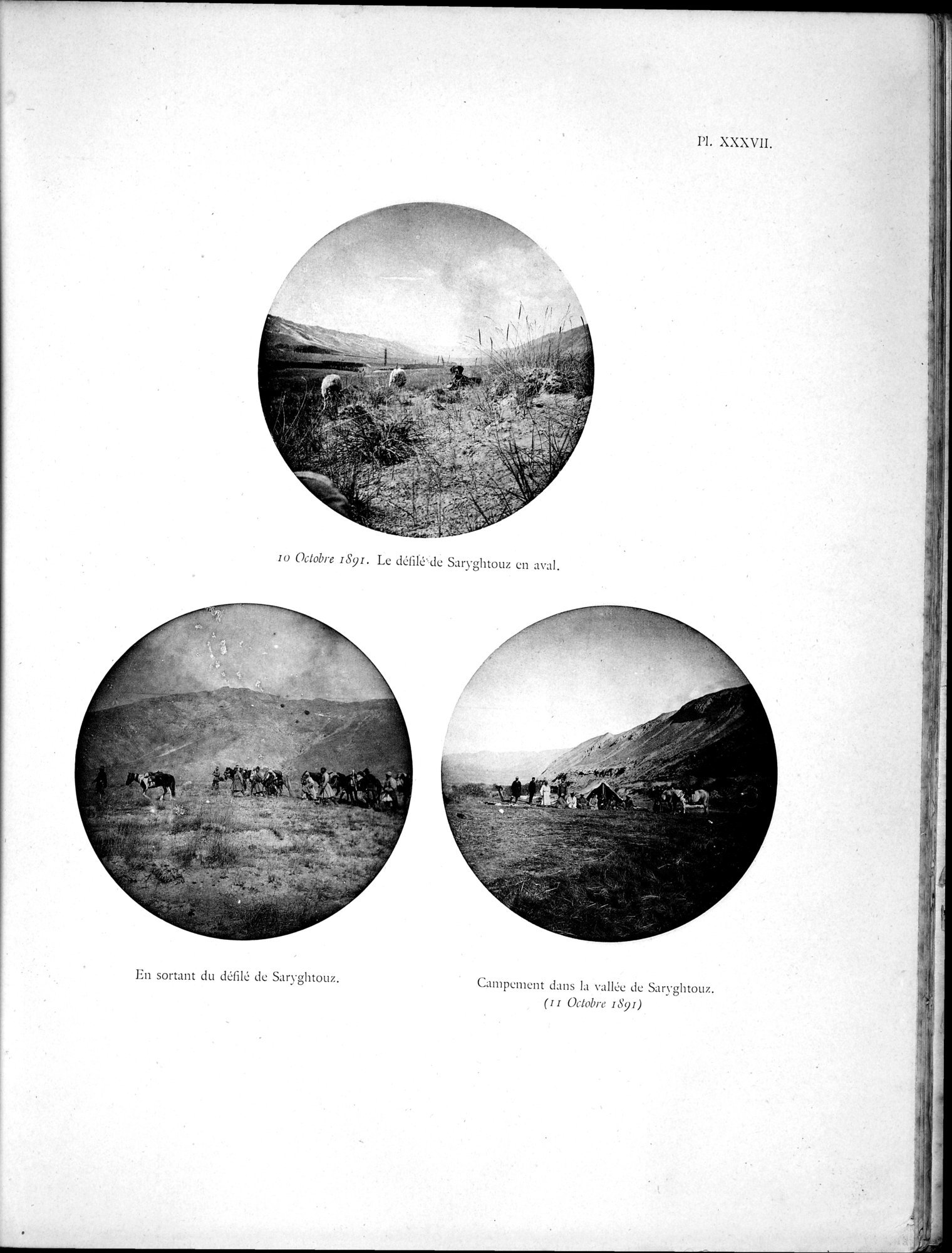 Mission Scientifique dans la Haute Asie 1890-1895 : vol.1 / Page 561 (Grayscale High Resolution Image)