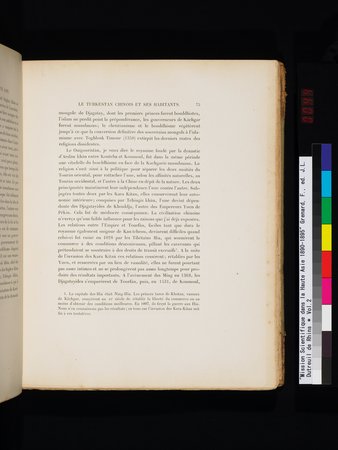 Mission Scientifique dans la Haute Asie 1890-1895 : vol.2 : Page 87