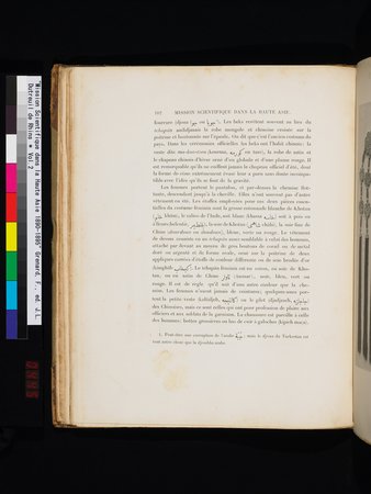 Mission Scientifique dans la Haute Asie 1890-1895 : vol.2 : Page 116