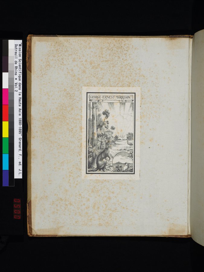 Mission Scientifique dans la Haute Asie 1890-1895 : vol.2 / 2 ページ（カラー画像）